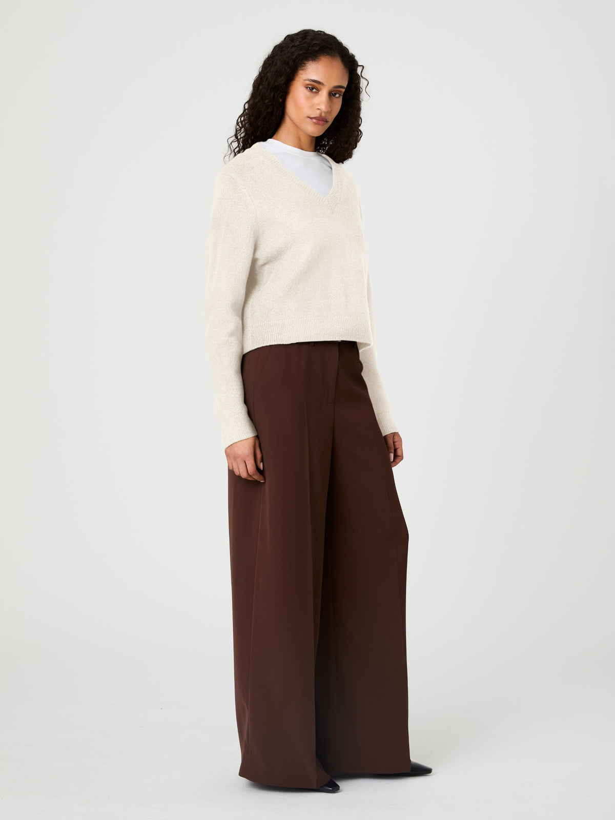 SUZIE KNIT V-NECK PULLOVER SWEATER VIEW 4 | New Arrivals SUZIE KNIT V-NECK PULLOVER SWEATER VIEW 4 | New Arrivals