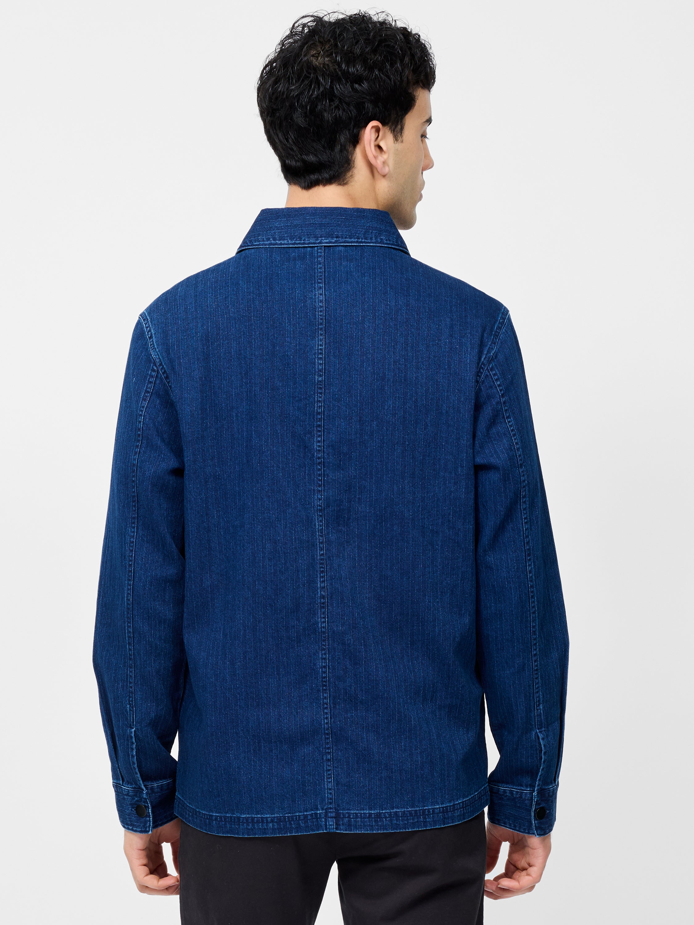 Long Sleeve Denim Overshirt