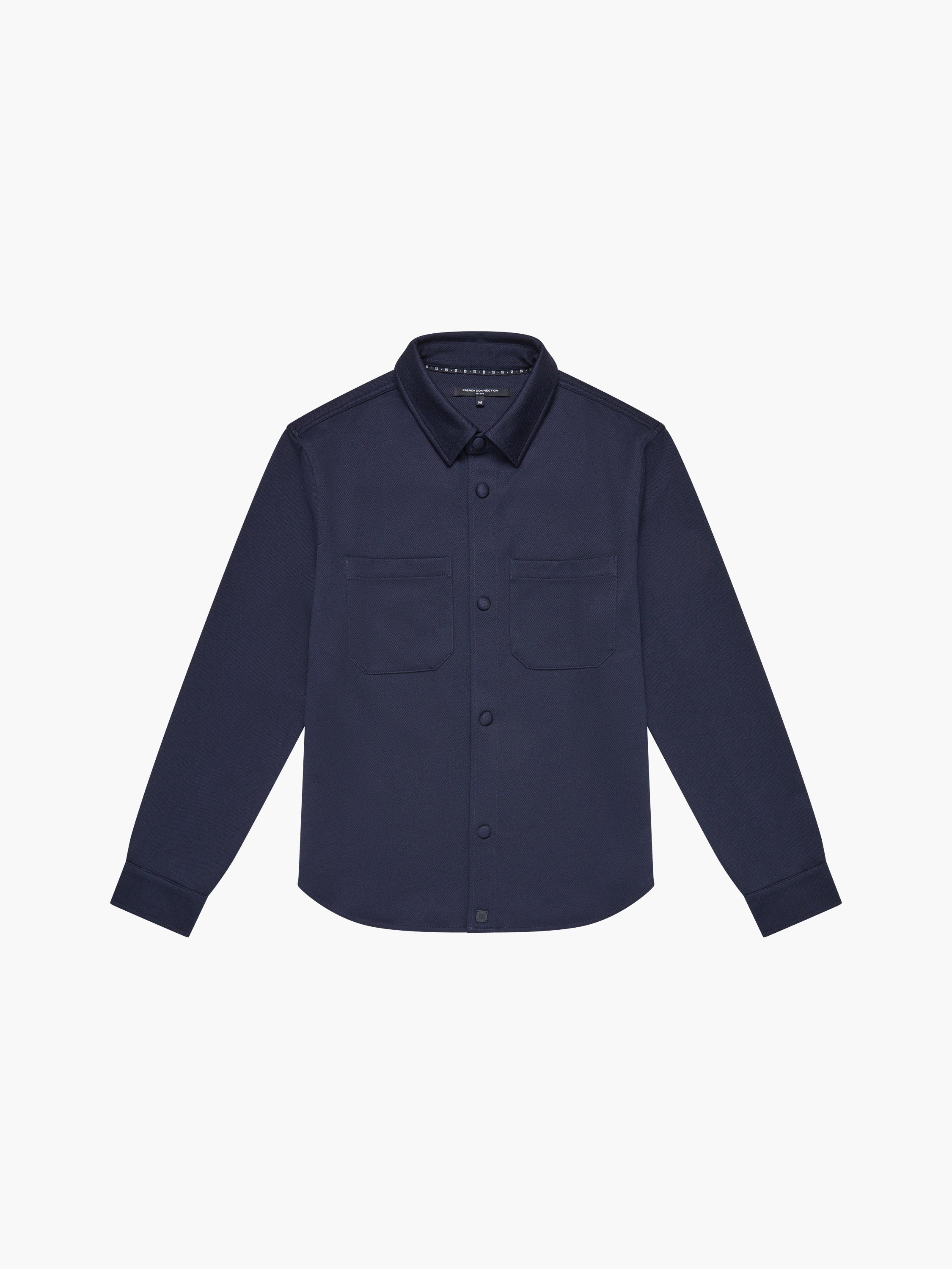 Long Sleeve Stretch Overshirt