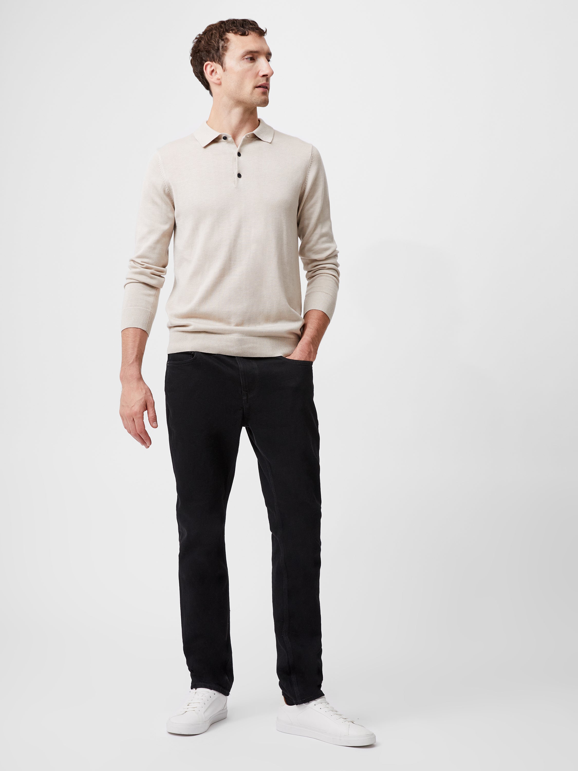 3 Button Knit Polo