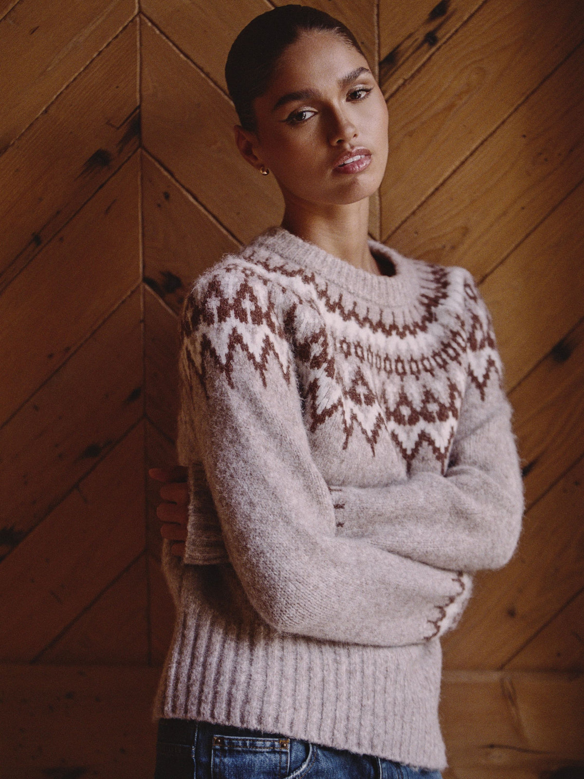FAIR ISLE CHUNKY CREW NECK SWEATER VIEW 7 | New Arrivals FAIR ISLE CHUNKY CREW NECK SWEATER VIEW 7 | New Arrivals