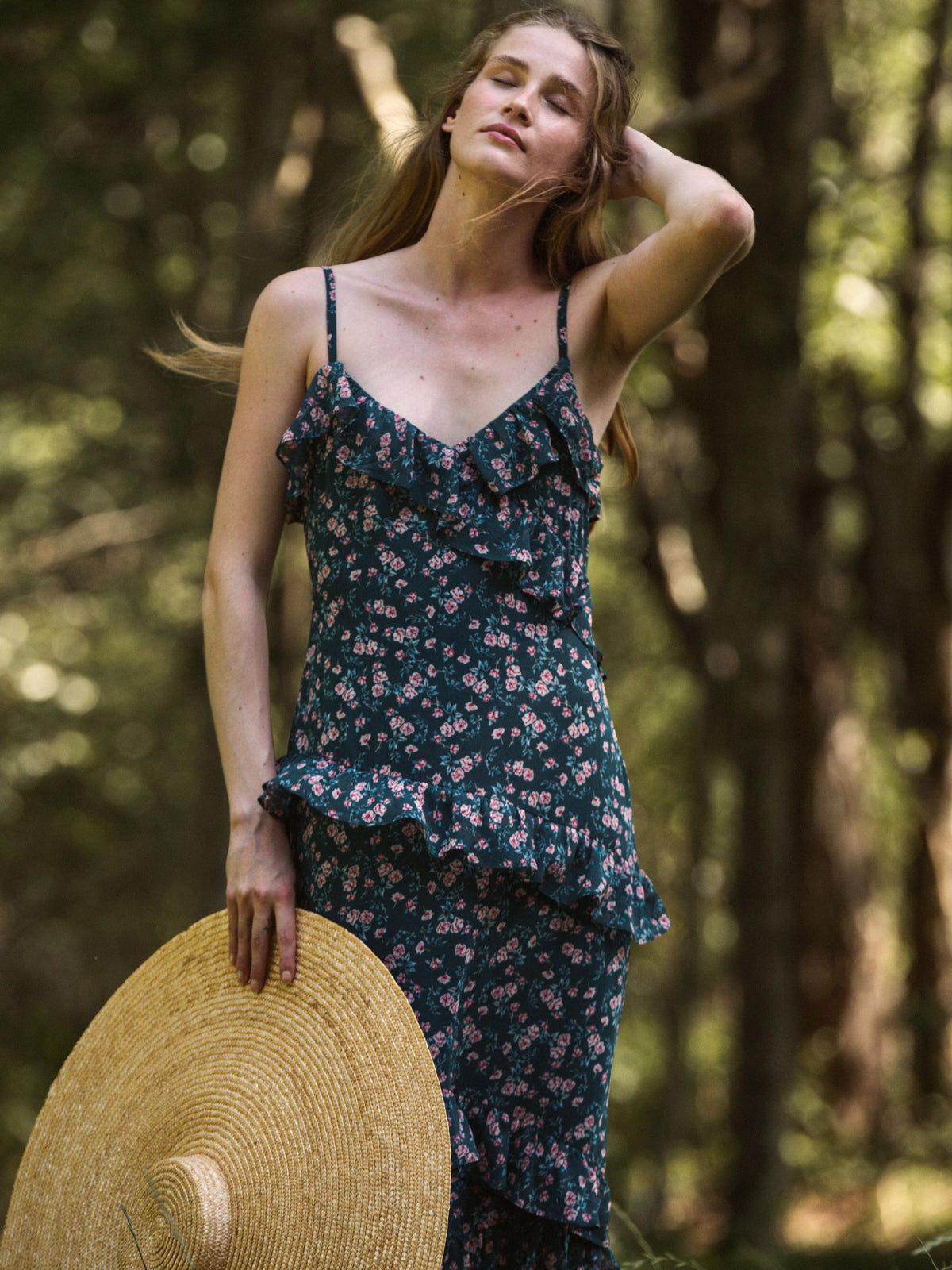 MARINA LUCIA FLEUR RUFFLE MAXI DRESS VIEW 4 | Fall Favorites MARINA LUCIA FLEUR RUFFLE MAXI DRESS VIEW 4 | Fall Favorites
