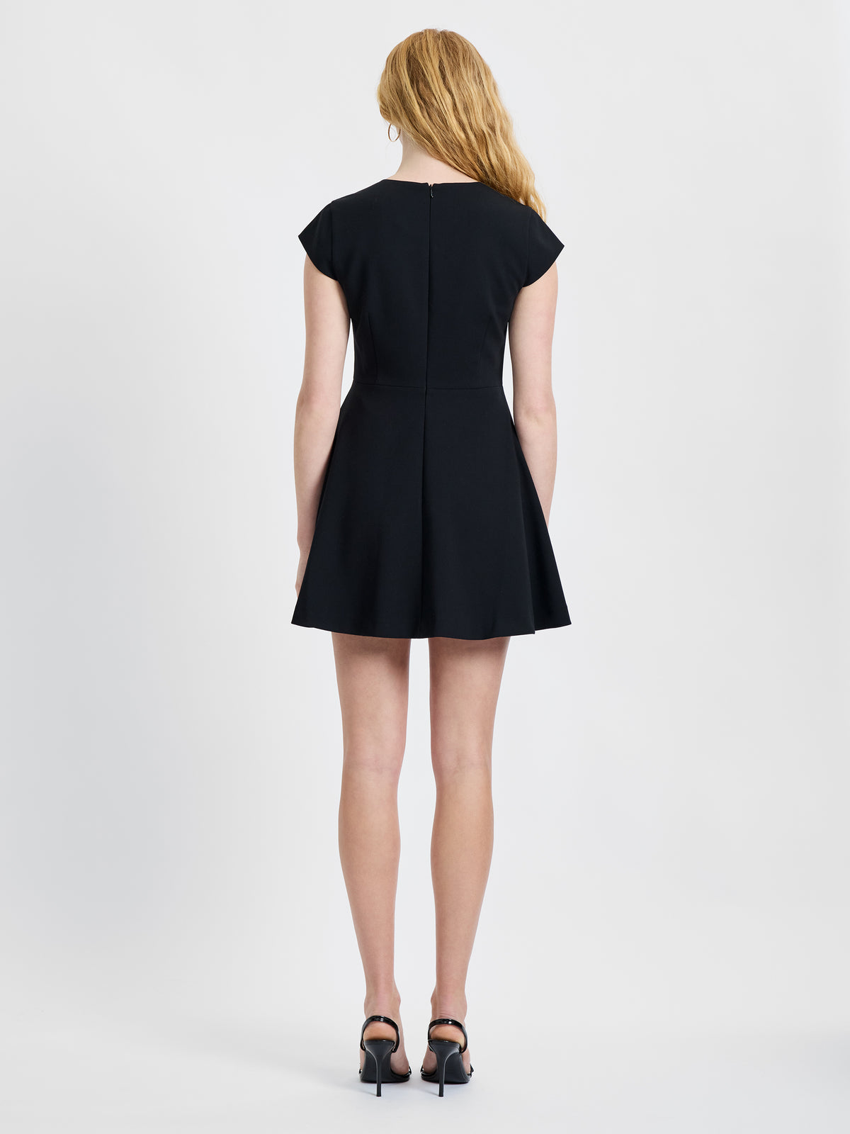 french connection black dress Women's Cap Sleeve Mini - in the best way Size:US16 Helsi Florence Floral Dress Polyester Dress