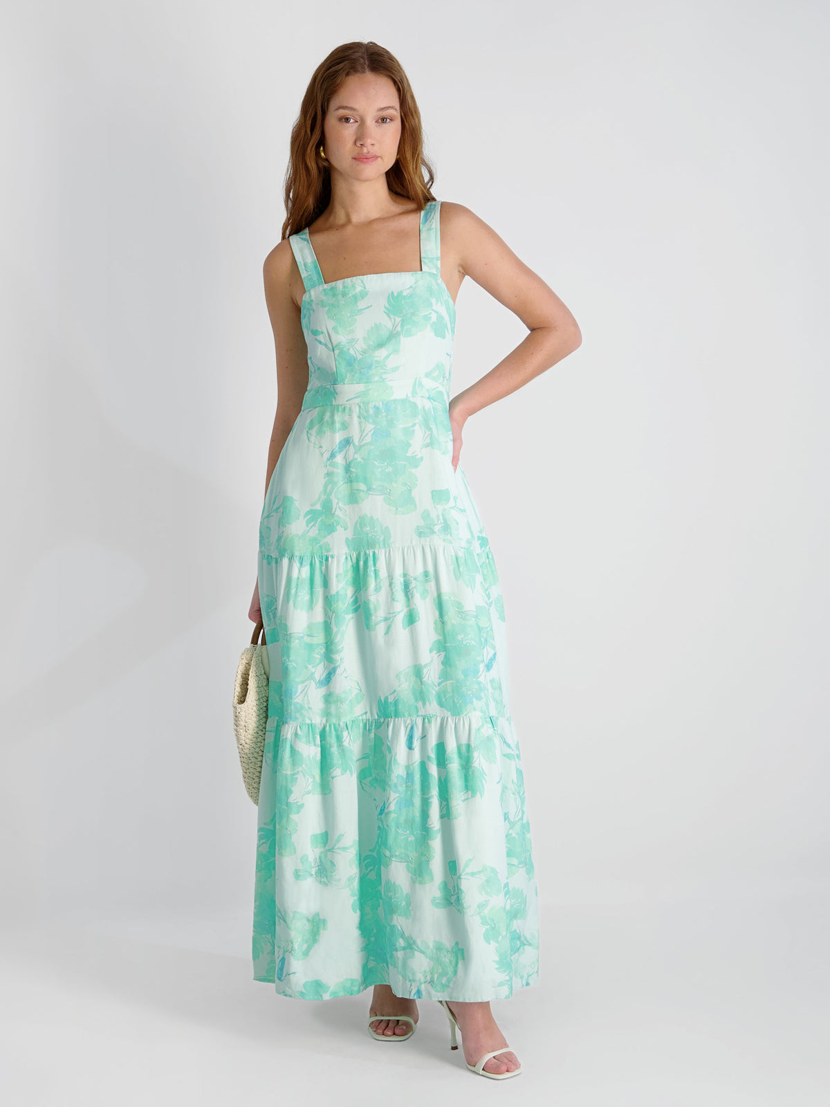 Cooper Linen Sophie Fleur Maxi Dress | French Connection US Cooper Linen Sophie Fleur Maxi Dress | French Connection US