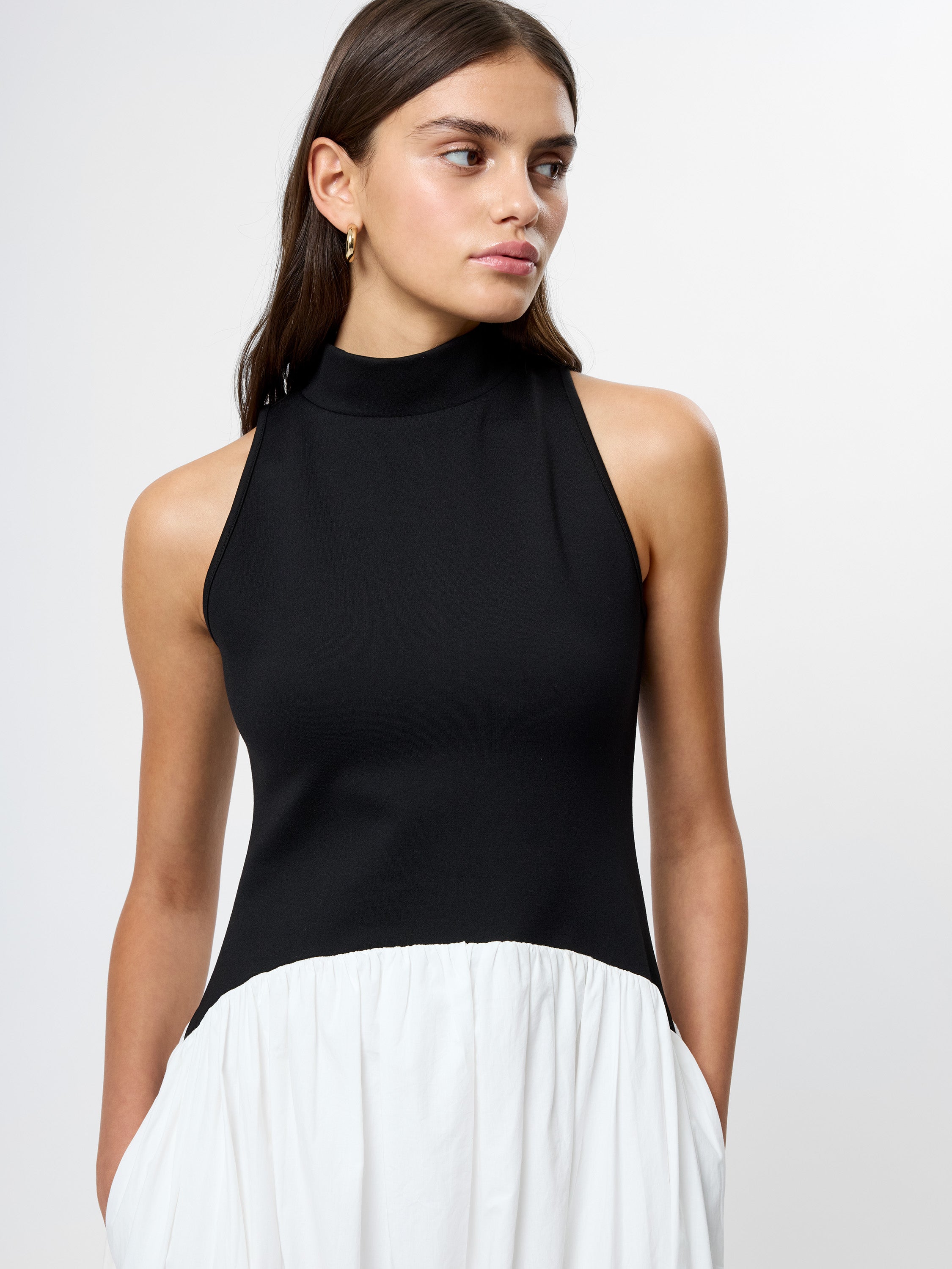 PONTE COMBO MAXI DRESS View 2 | Black Dresses PONTE COMBO MAXI DRESS View 2 | Black Dresses