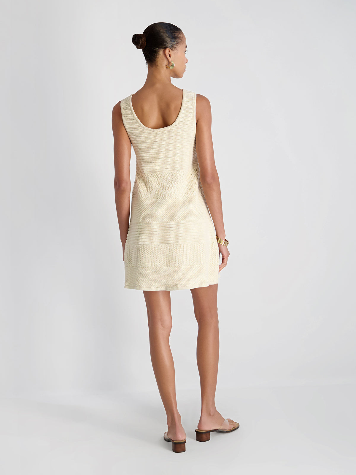 french connection sundae stretch mini dress Mozart Mixed Stripe Mini Dress in Ecru