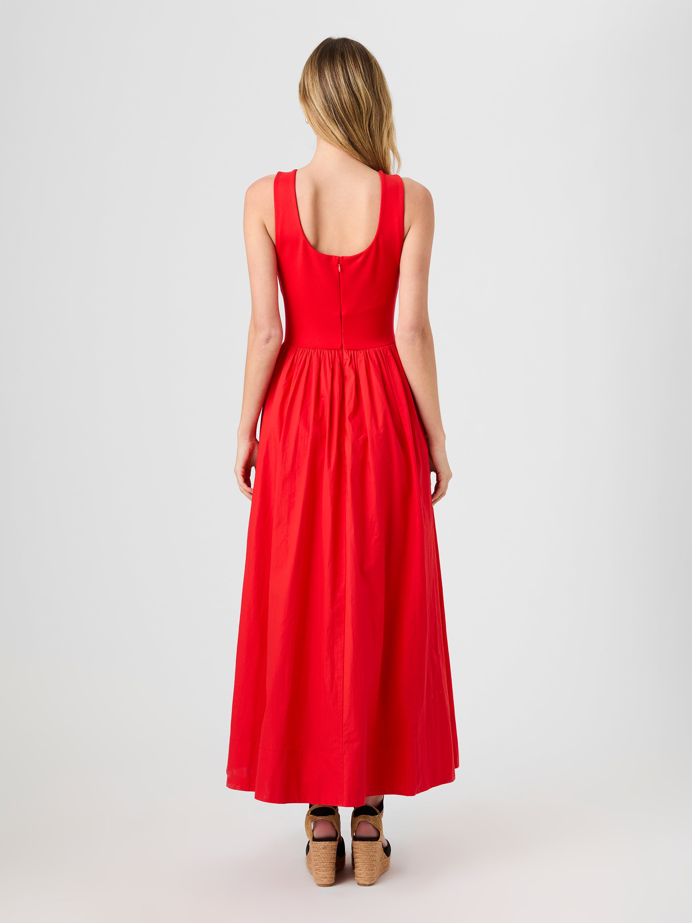 JIA PONTE COMBO MAXI DRESS VIEW 4 JIA PONTE COMBO MAXI DRESS VIEW 4