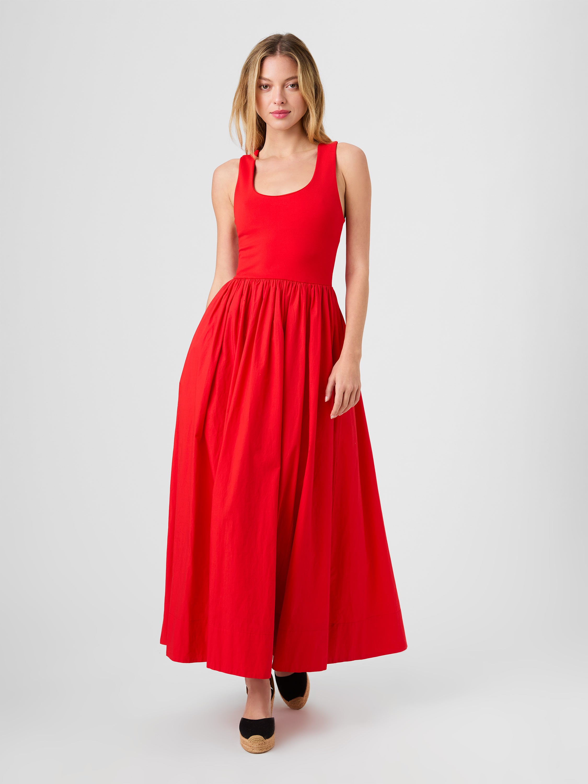 JIA PONTE COMBO MAXI DRESS VIEW 5 JIA PONTE COMBO MAXI DRESS VIEW 5