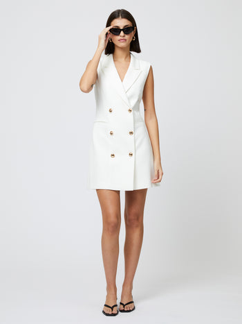 Whisper Sleeveless Tux Dress
