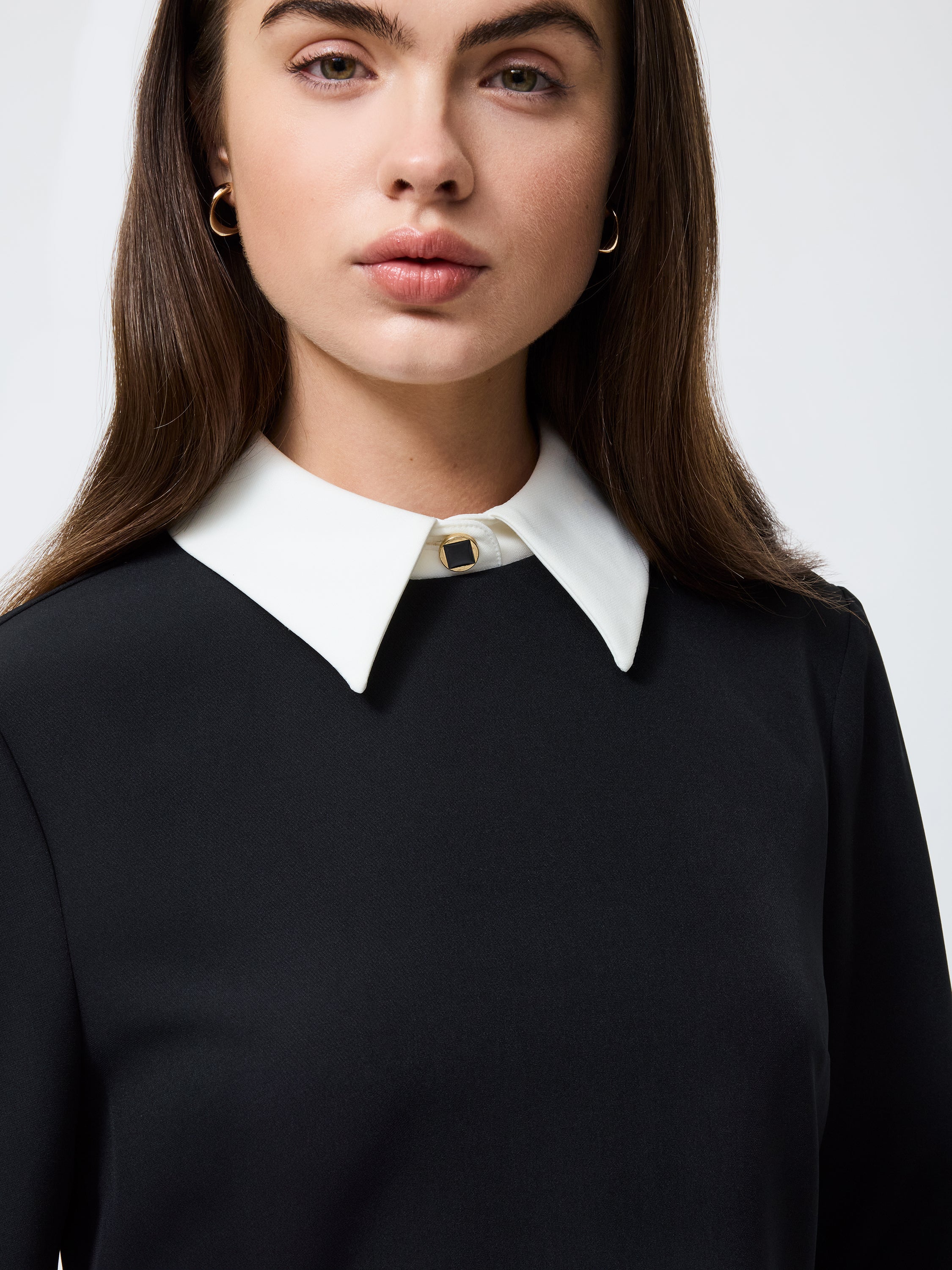 Echo Long Sleeve Collared Dress