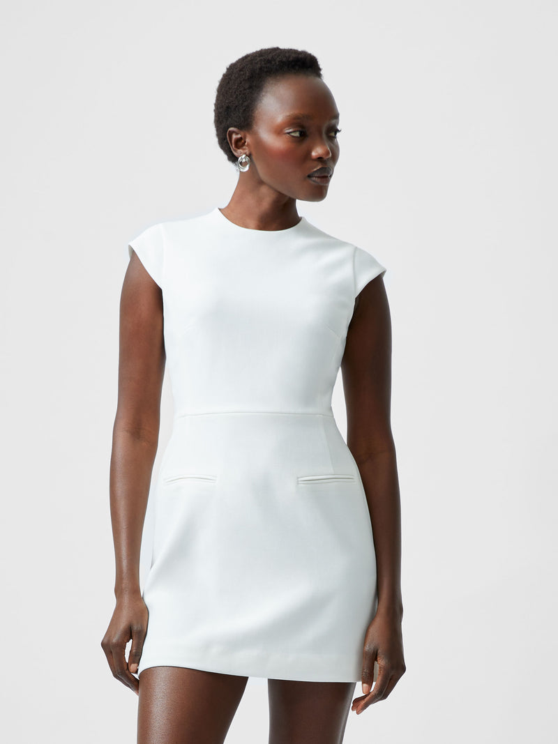 Whisper Mock Neck Mini Dress