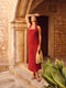 Birdie Linen Halter Dress