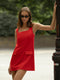 Whisper Square Neck Shift Dress