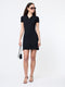 Crinkle Knit Short Sleeve Mini Dress