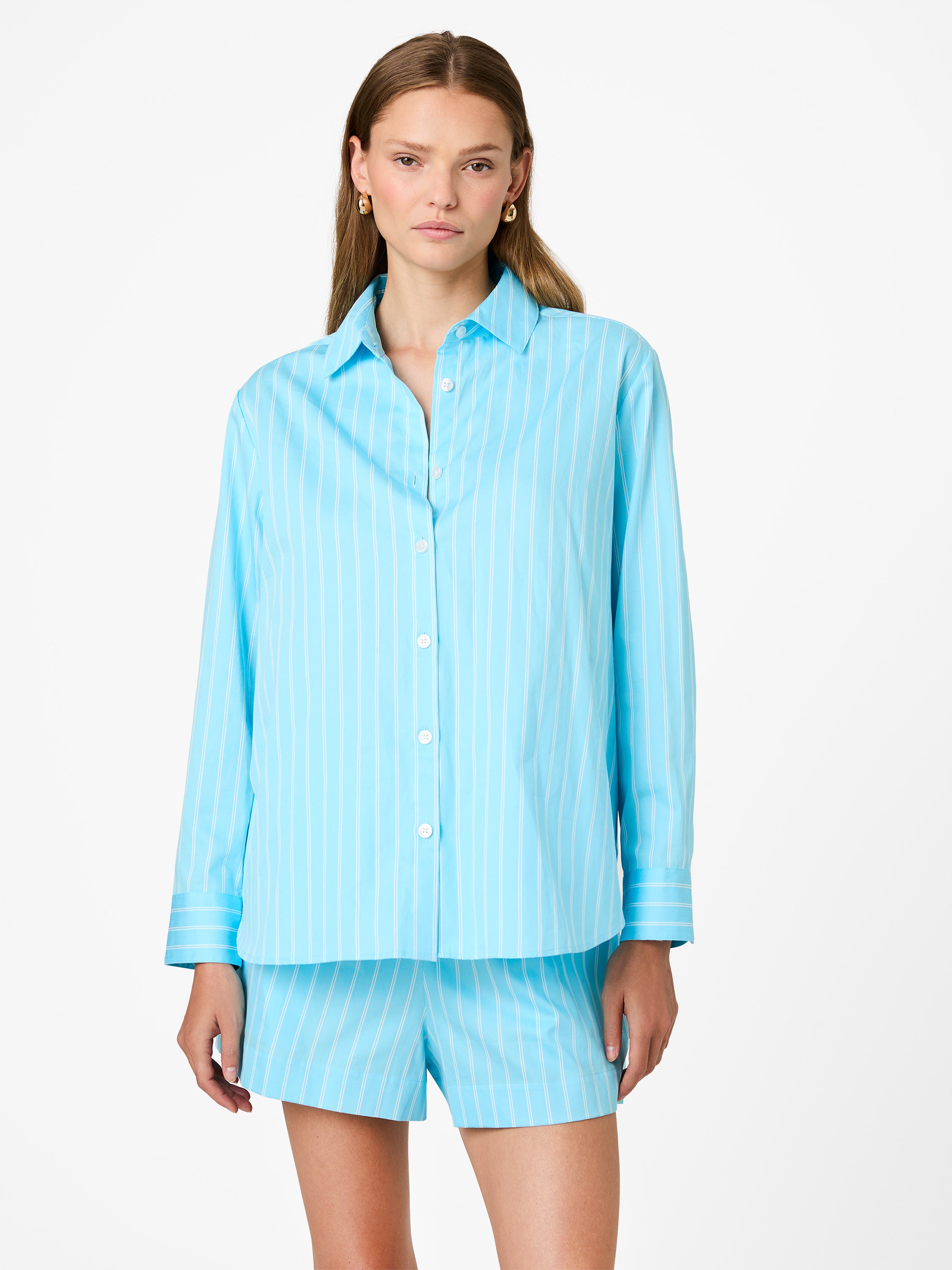 ALEXIS POPLIN STRIPE SHIRT View 1 | Products ALEXIS POPLIN STRIPE SHIRT View 1 | Products