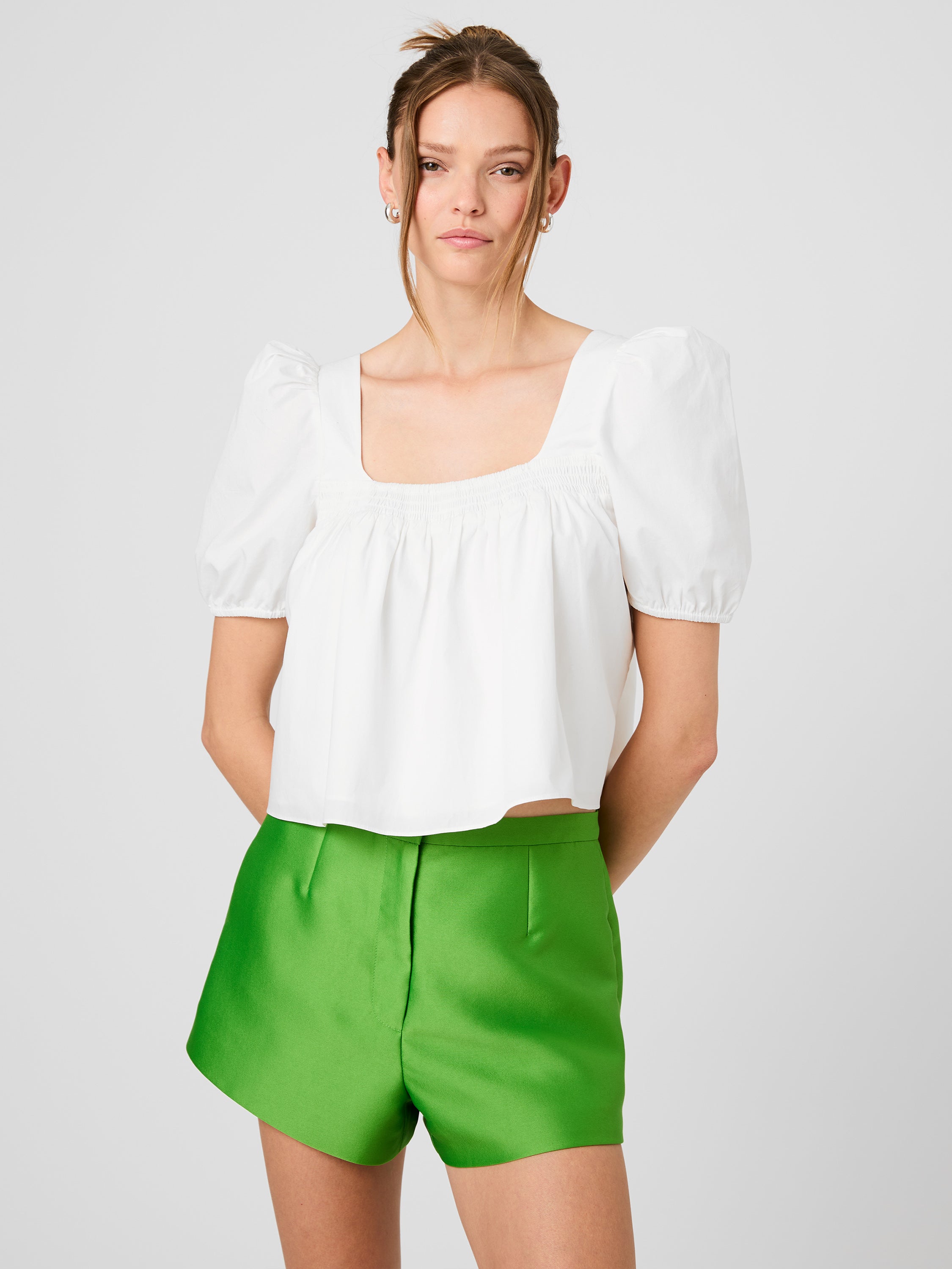 CAMBRIA COTTON PUFF SLEEVE TOP View 2 | Women's Shop All CAMBRIA COTTON PUFF SLEEVE TOP View 2 | Women's Shop All