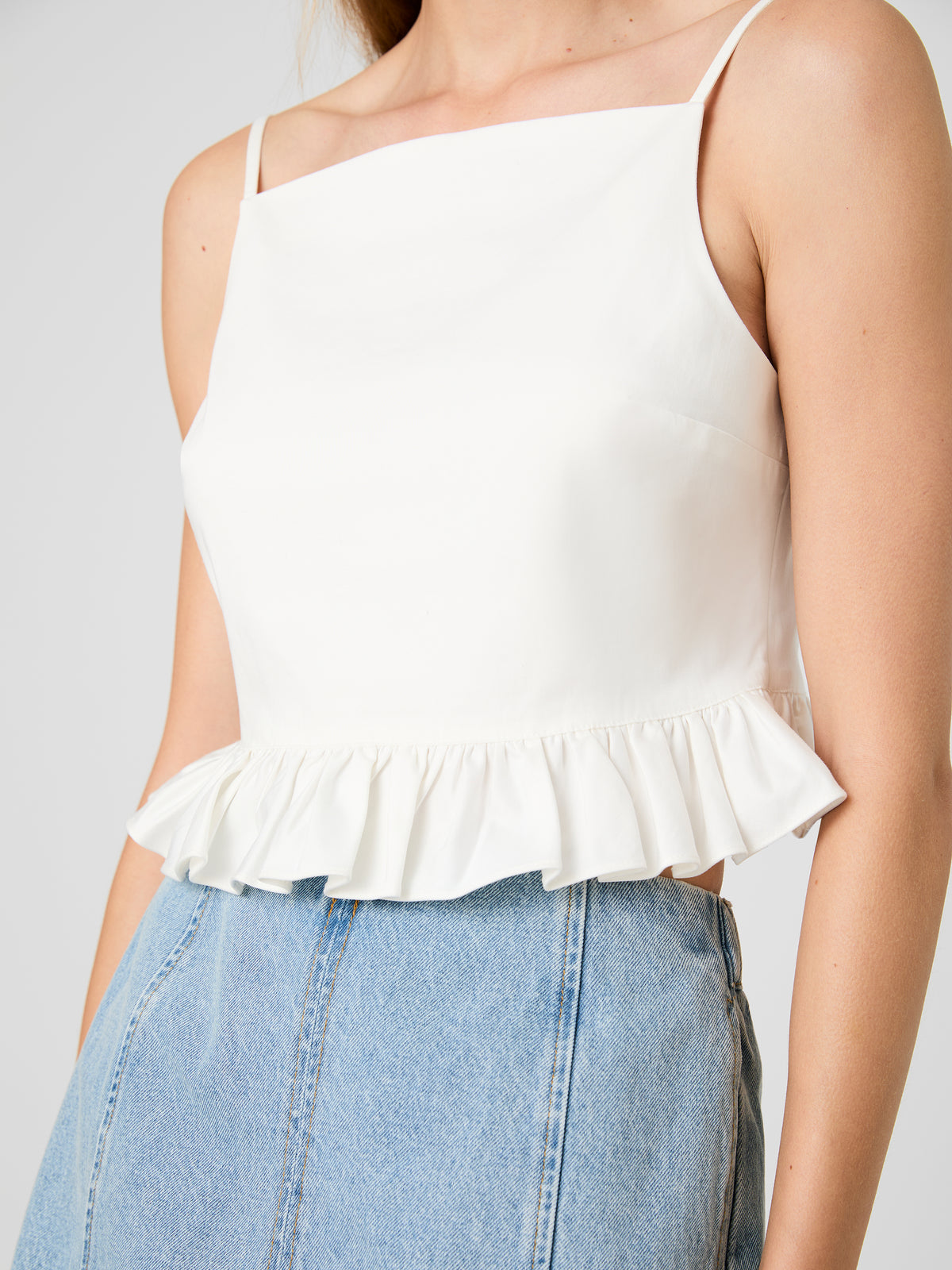 LILAH STRETCH RUFFLE PEPLUM TOP VIEW 4 | Women's Shop All LILAH STRETCH RUFFLE PEPLUM TOP VIEW 4 | Women's Shop All