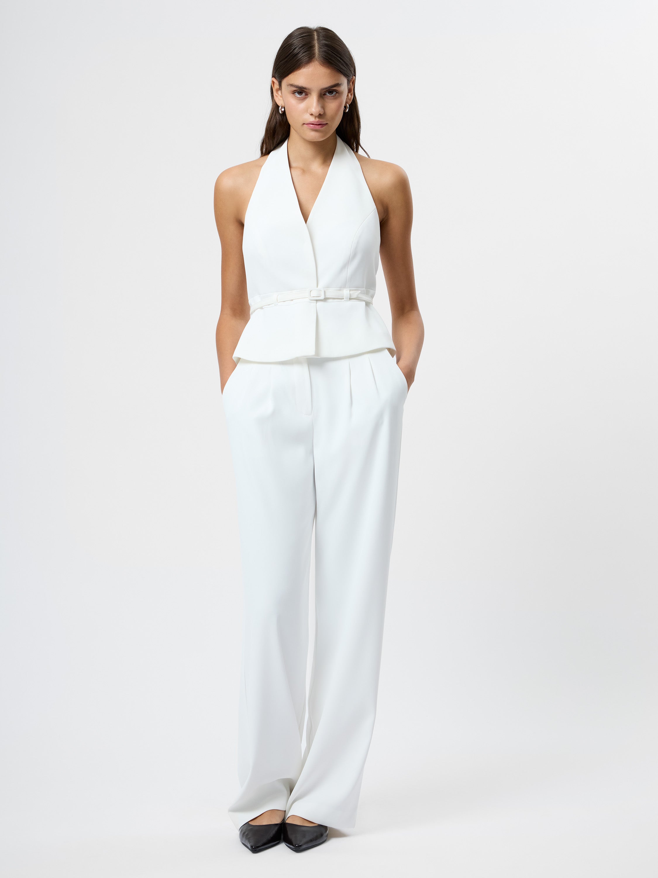 HARRY SUITING BELTED HALTER TOP View 2 | Sale HARRY SUITING BELTED HALTER TOP View 2 | Sale