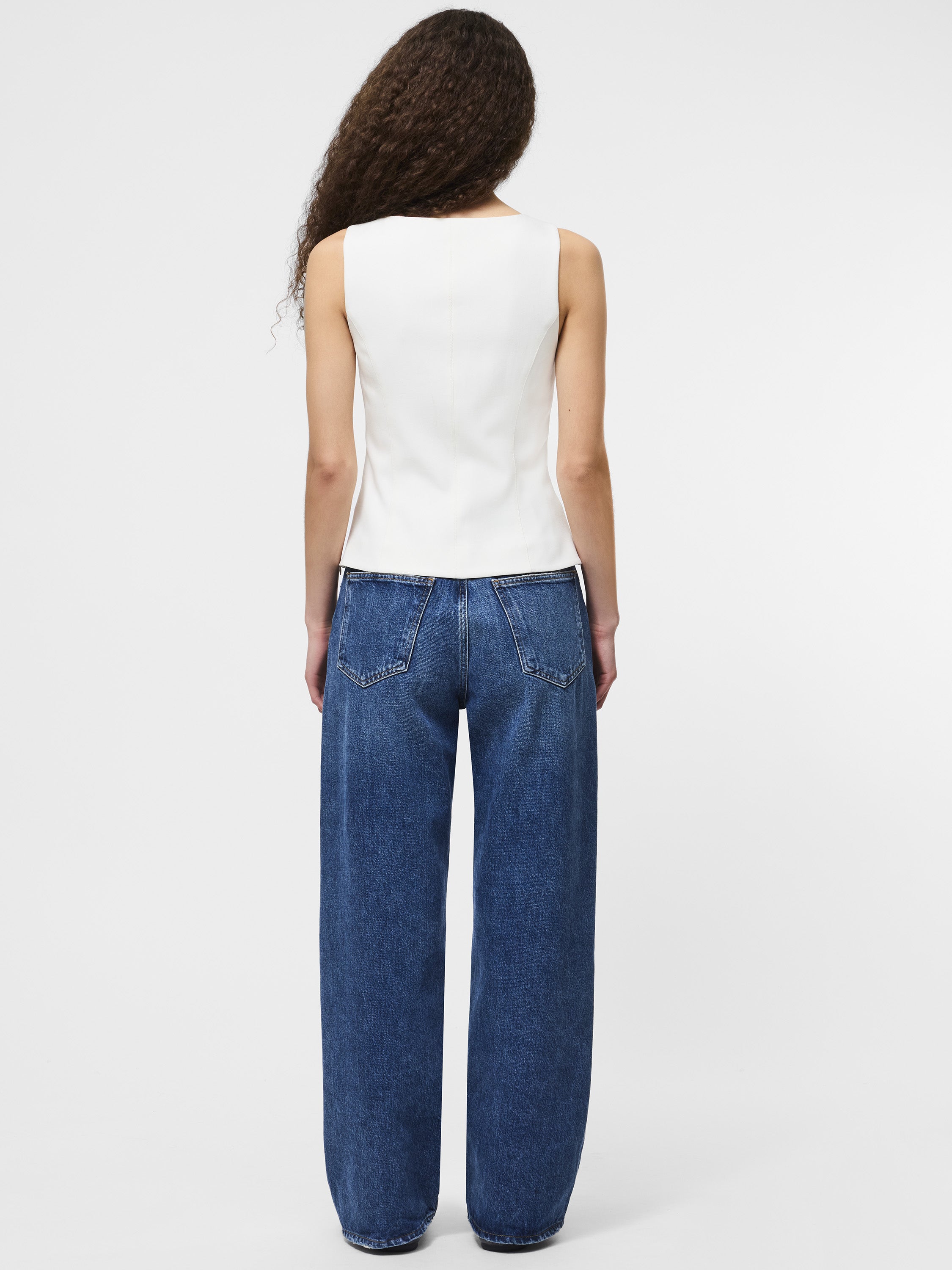 Azra Twill Two Pocket Top