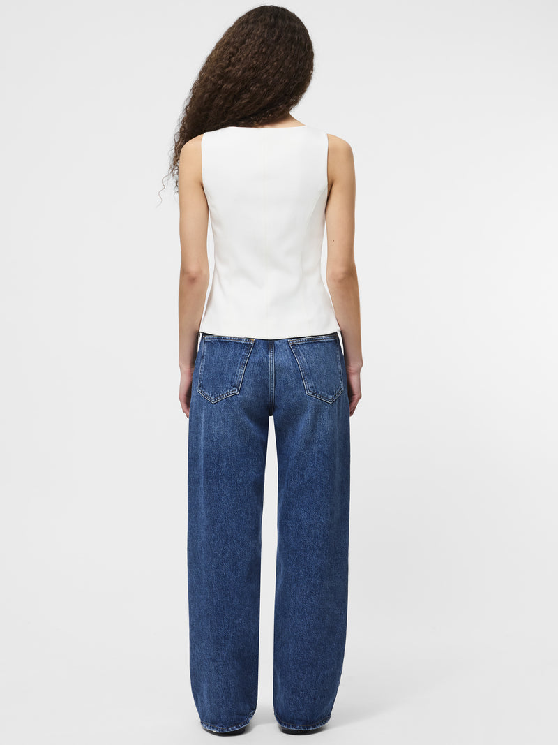 Azra Twill Two Pocket Top