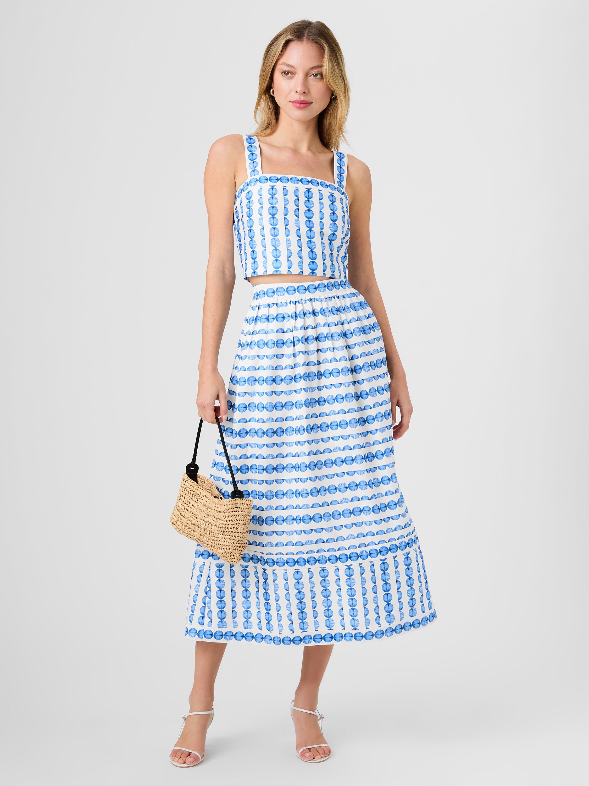 STRUCTURED TAFFETA MIDI SKIRT View 1 | Women's Shop All STRUCTURED TAFFETA MIDI SKIRT View 1 | Women's Shop All