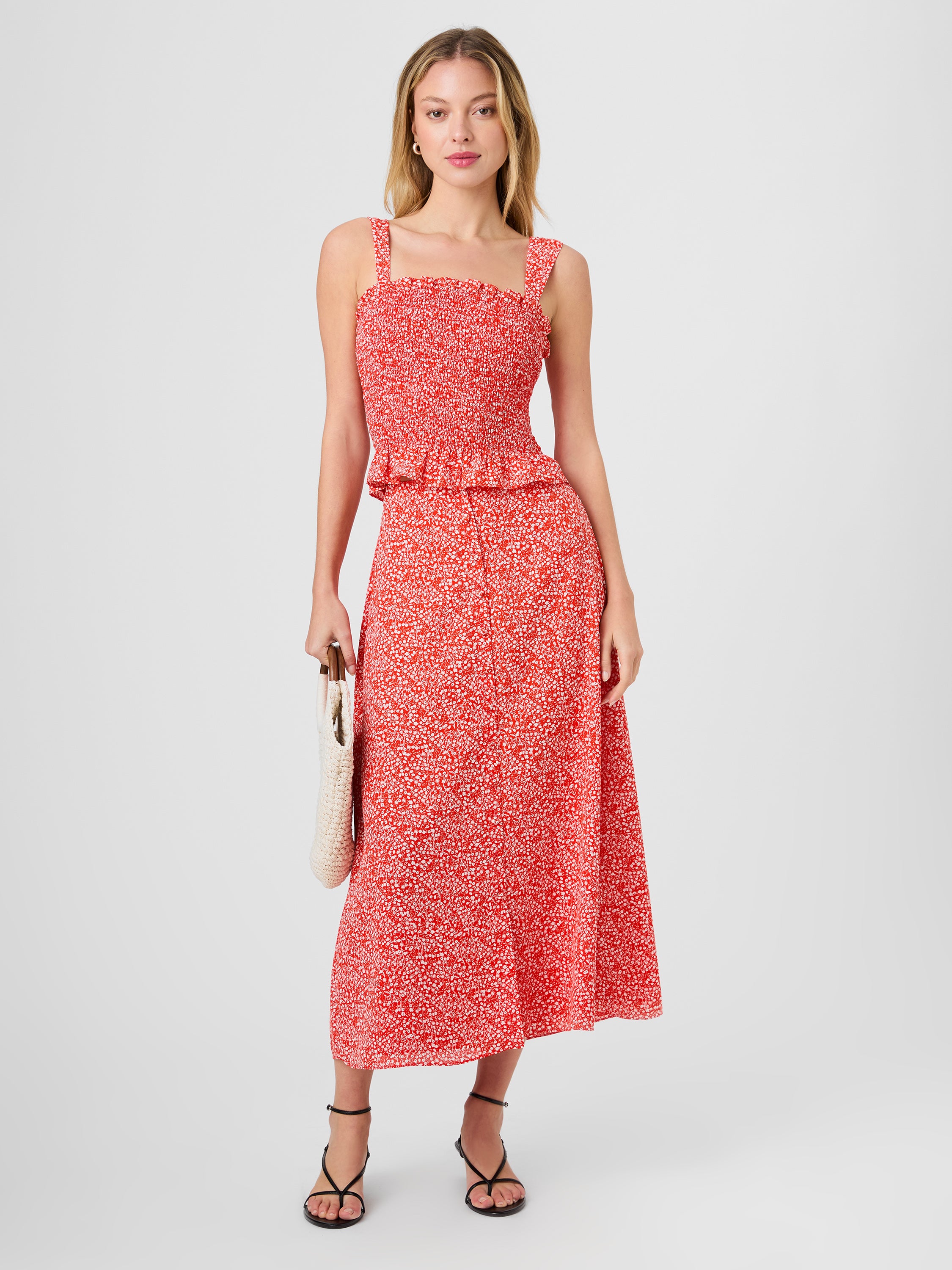 MADISON CREPE AGNES FLEUR MIDI SKIRT View 1 | Skirts & Shorts MADISON CREPE AGNES FLEUR MIDI SKIRT View 1 | Skirts & Shorts