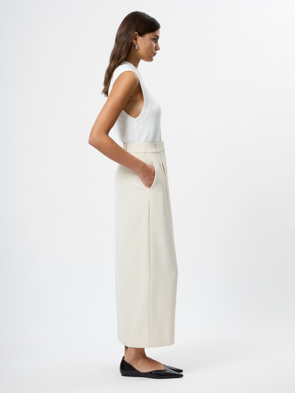 HARRY SUITING SLIT MIDI SKIRT VIEW 3 | Skirts & Shorts HARRY SUITING SLIT MIDI SKIRT VIEW 3 | Skirts & Shorts