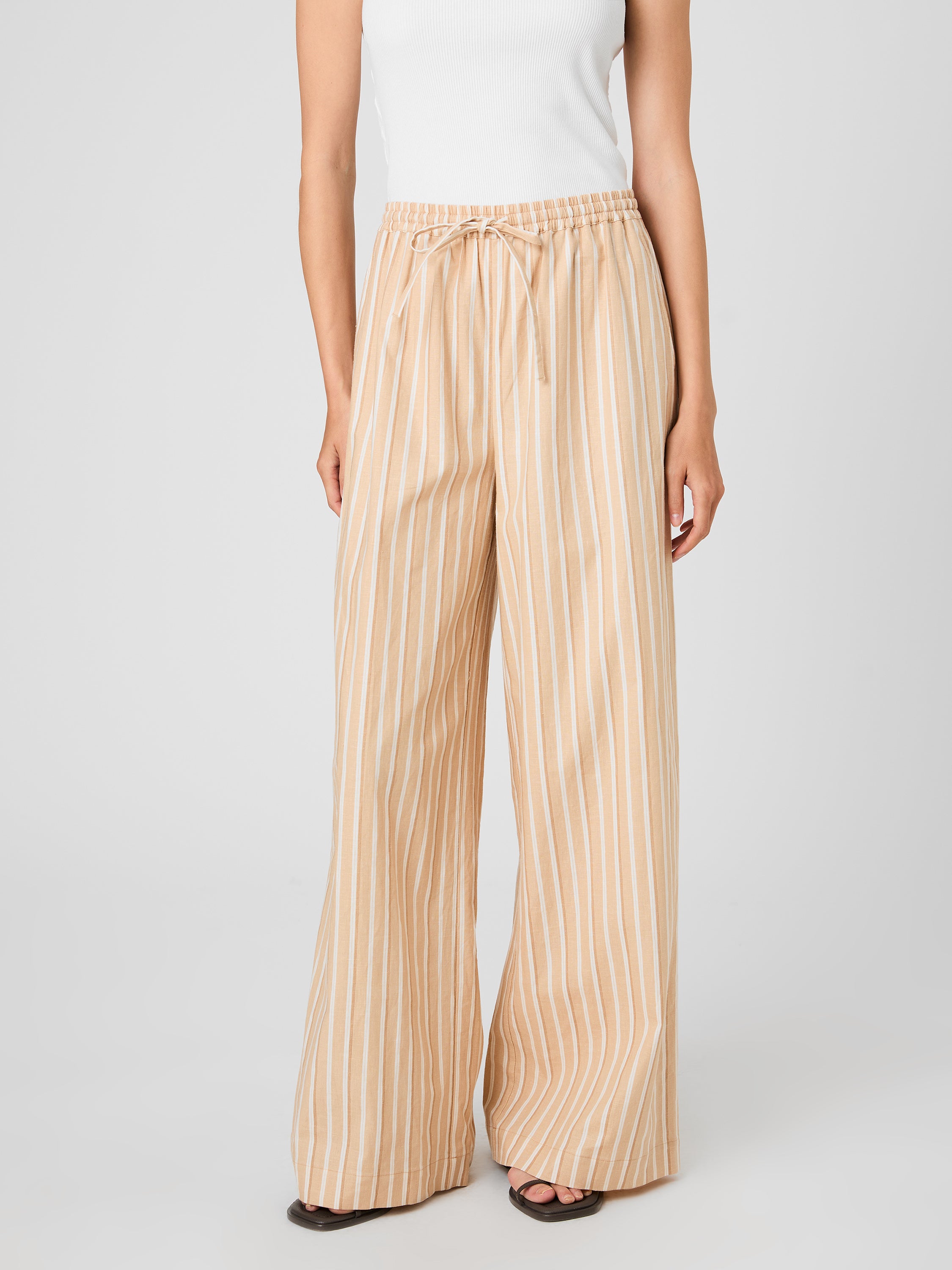 Aspen Linen Drawstring Pants | French Connection US
