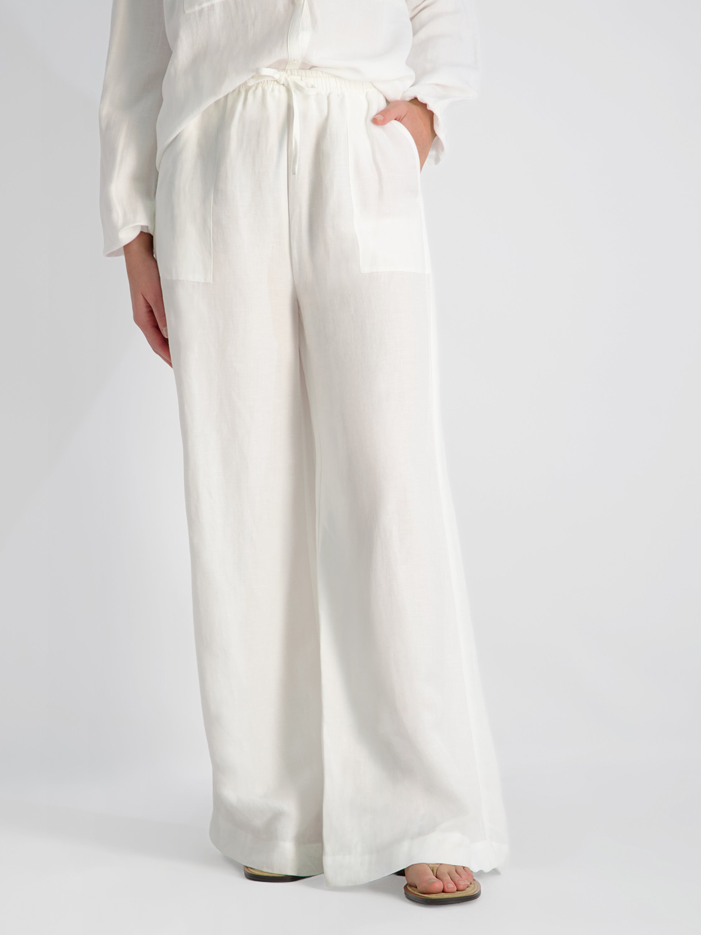 COOPER LINEN WIDE LEG PANTS View 2 | Pants COOPER LINEN WIDE LEG PANTS View 2 | Pants