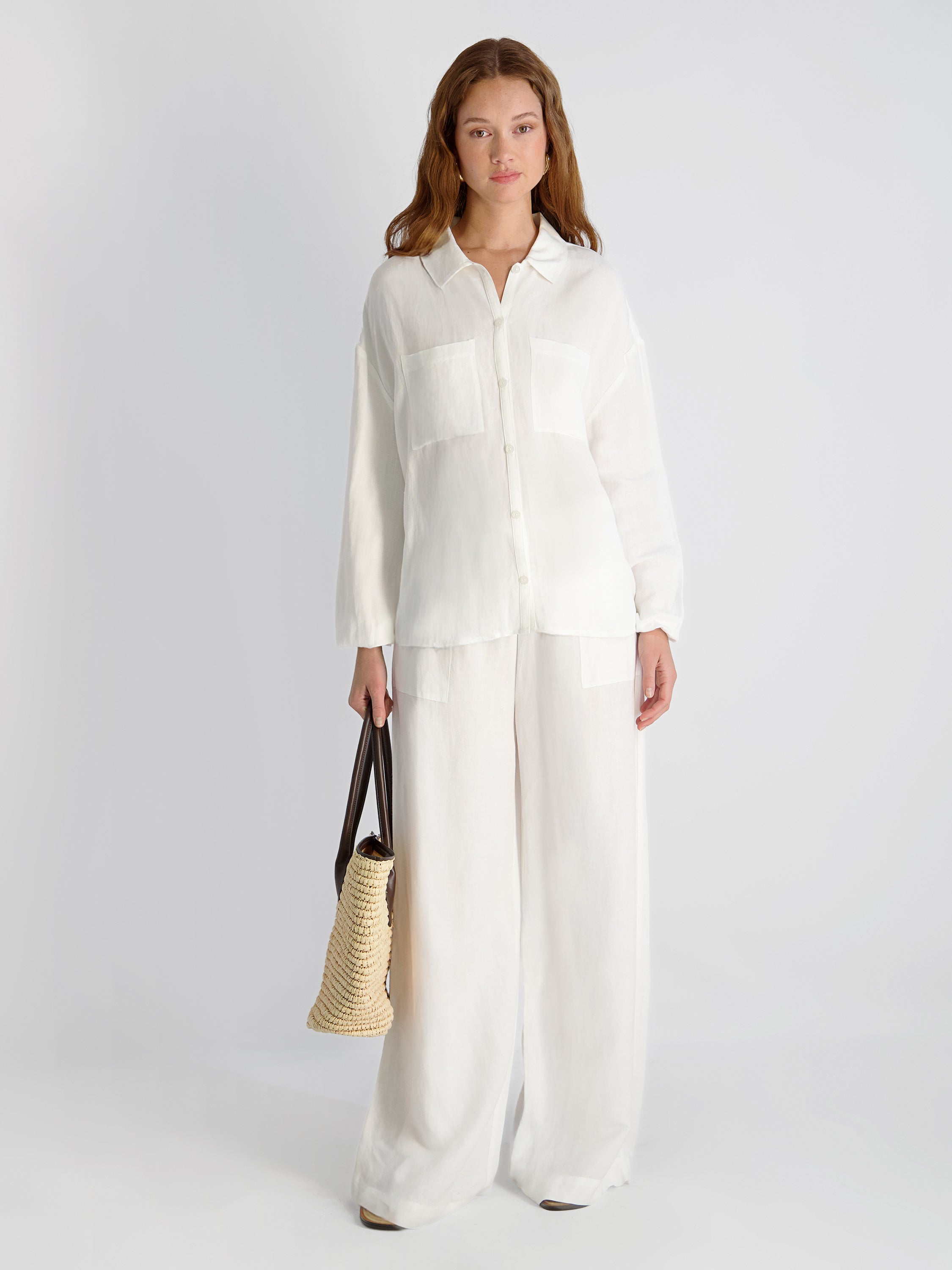 COOPER LINEN WIDE LEG PANTS View 1 | Pants COOPER LINEN WIDE LEG PANTS View 1 | Pants