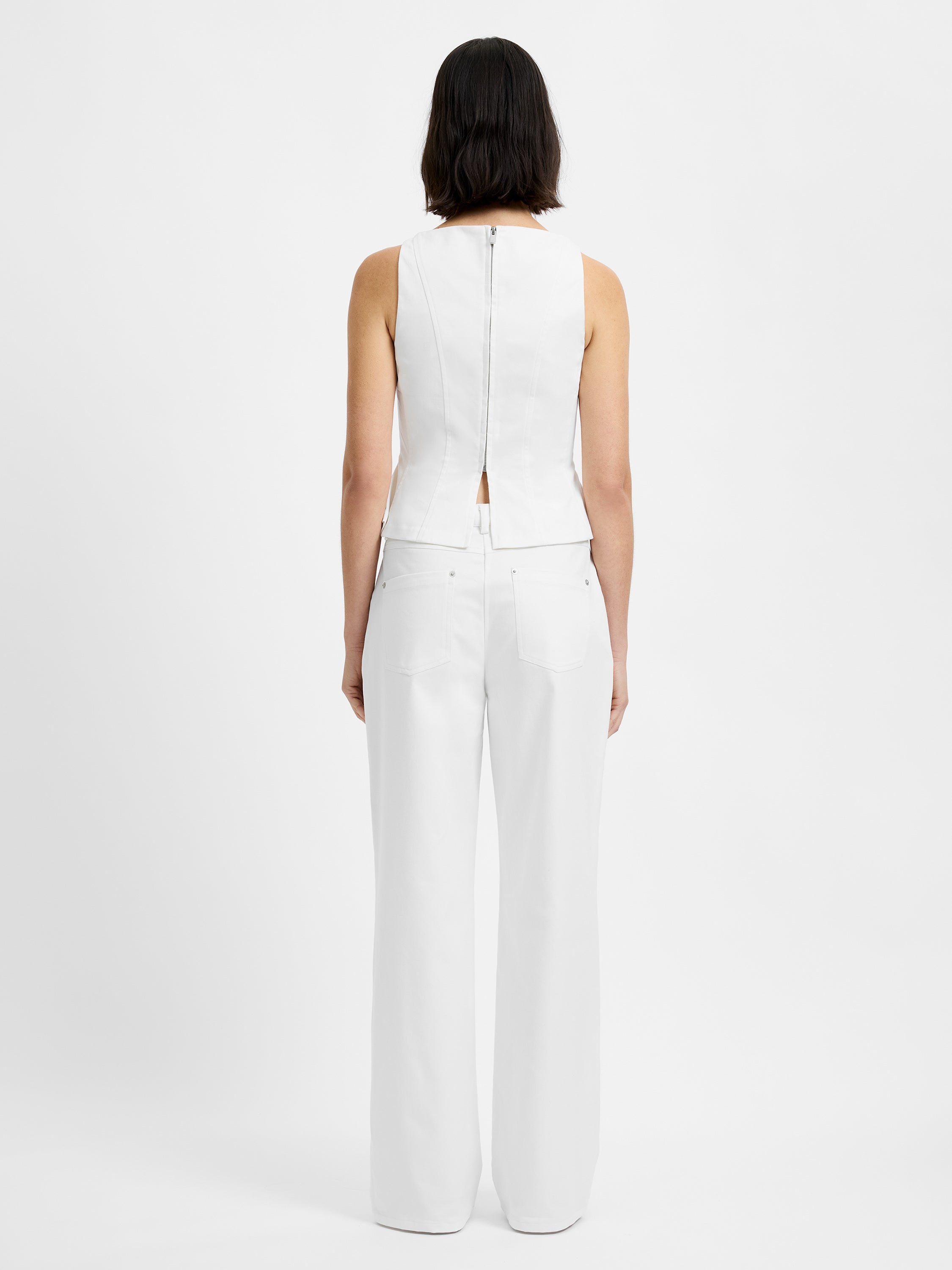 INEZ COTTON RELAXED LEG TROUSERS VIEW 4 | Pants INEZ COTTON RELAXED LEG TROUSERS VIEW 4 | Pants