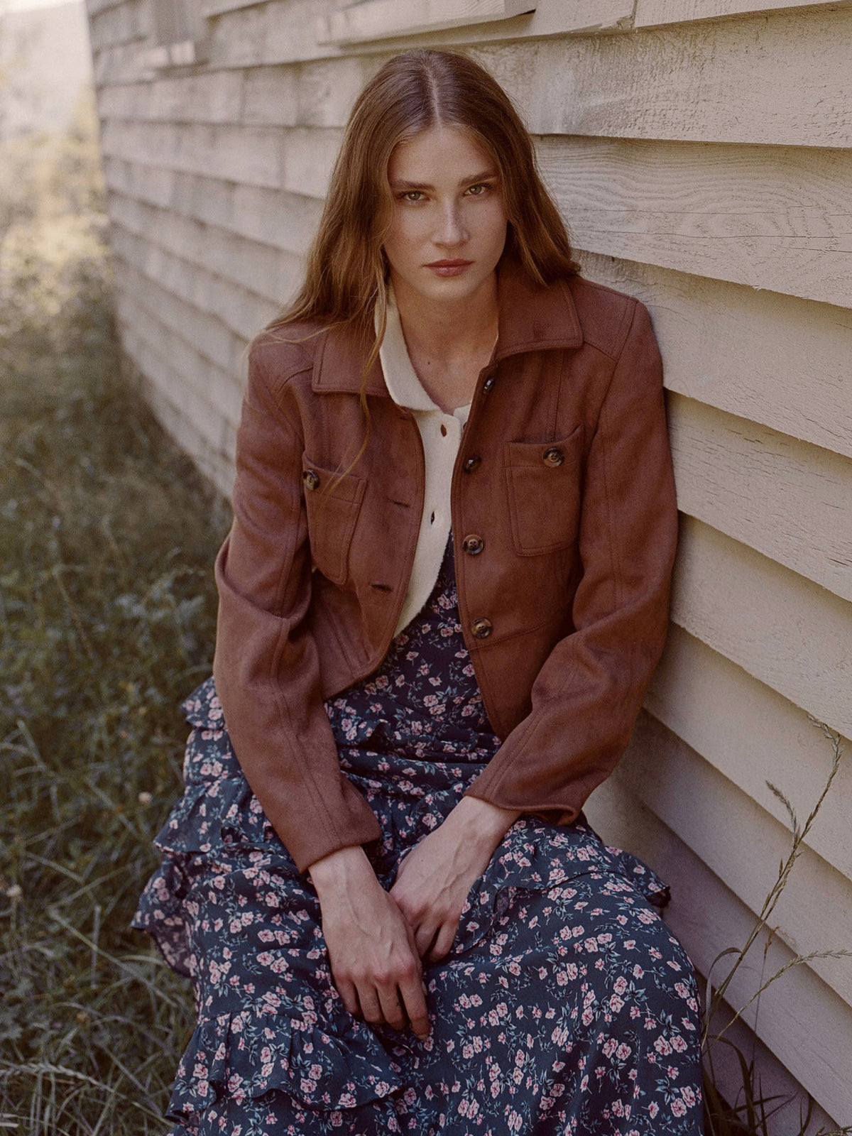 LANEY SUEDE TAILORED JACKET View 1 | Dresses LANEY SUEDE TAILORED JACKET View 1 | Dresses