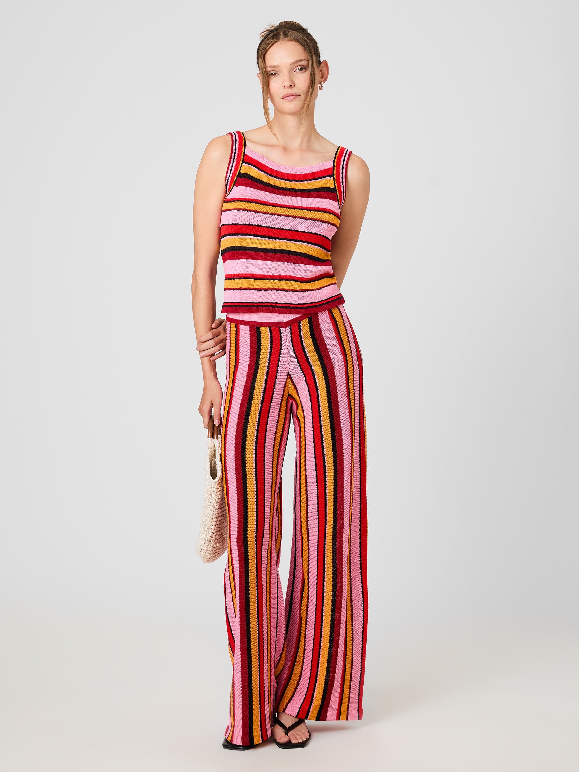 MOTLEY KNIT SLEEVELESS TOP View 2 | New Arrivals MOTLEY KNIT SLEEVELESS TOP View 2 | New Arrivals