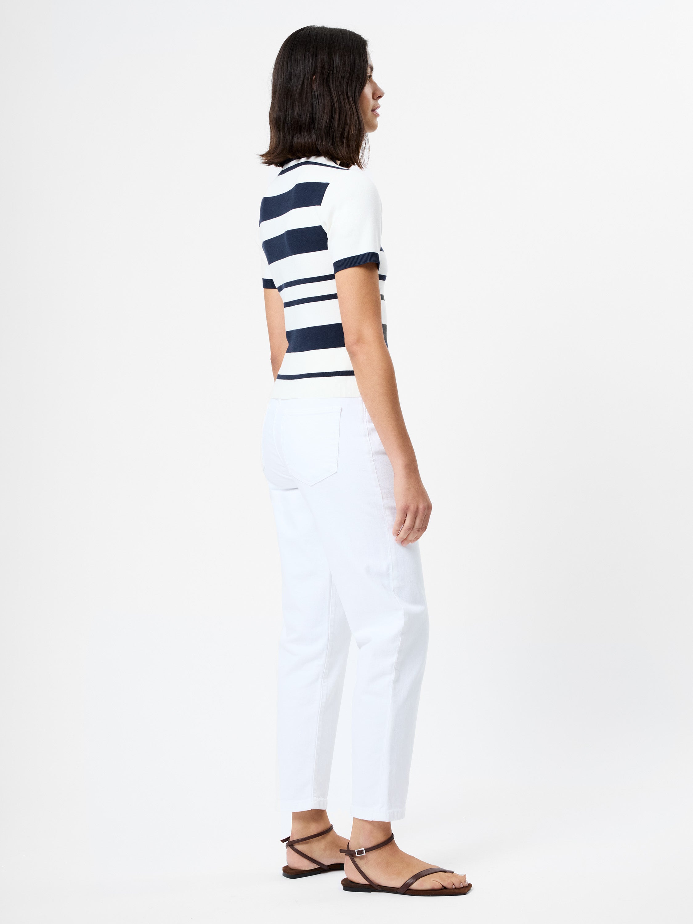 MAXIME KNIT STRIPED SHORT SLEEVE TOP VIEW 4 | Women's Shop All MAXIME KNIT STRIPED SHORT SLEEVE TOP VIEW 4 | Women's Shop All
