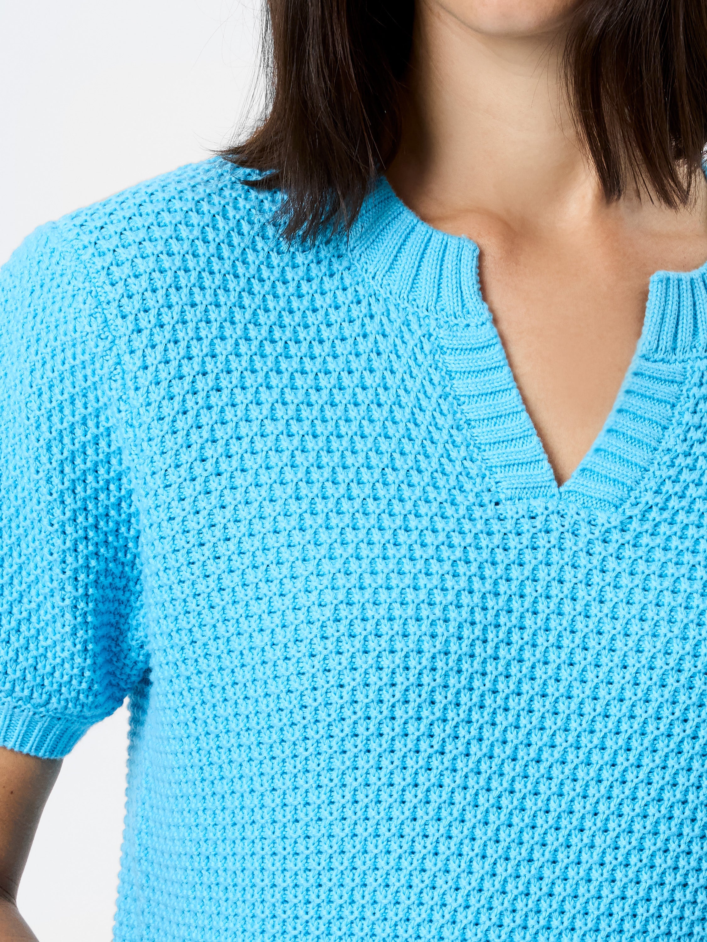 REMY COTTON BLEND V-NECK TOP VIEW 3 | Sale REMY COTTON BLEND V-NECK TOP VIEW 3 | Sale