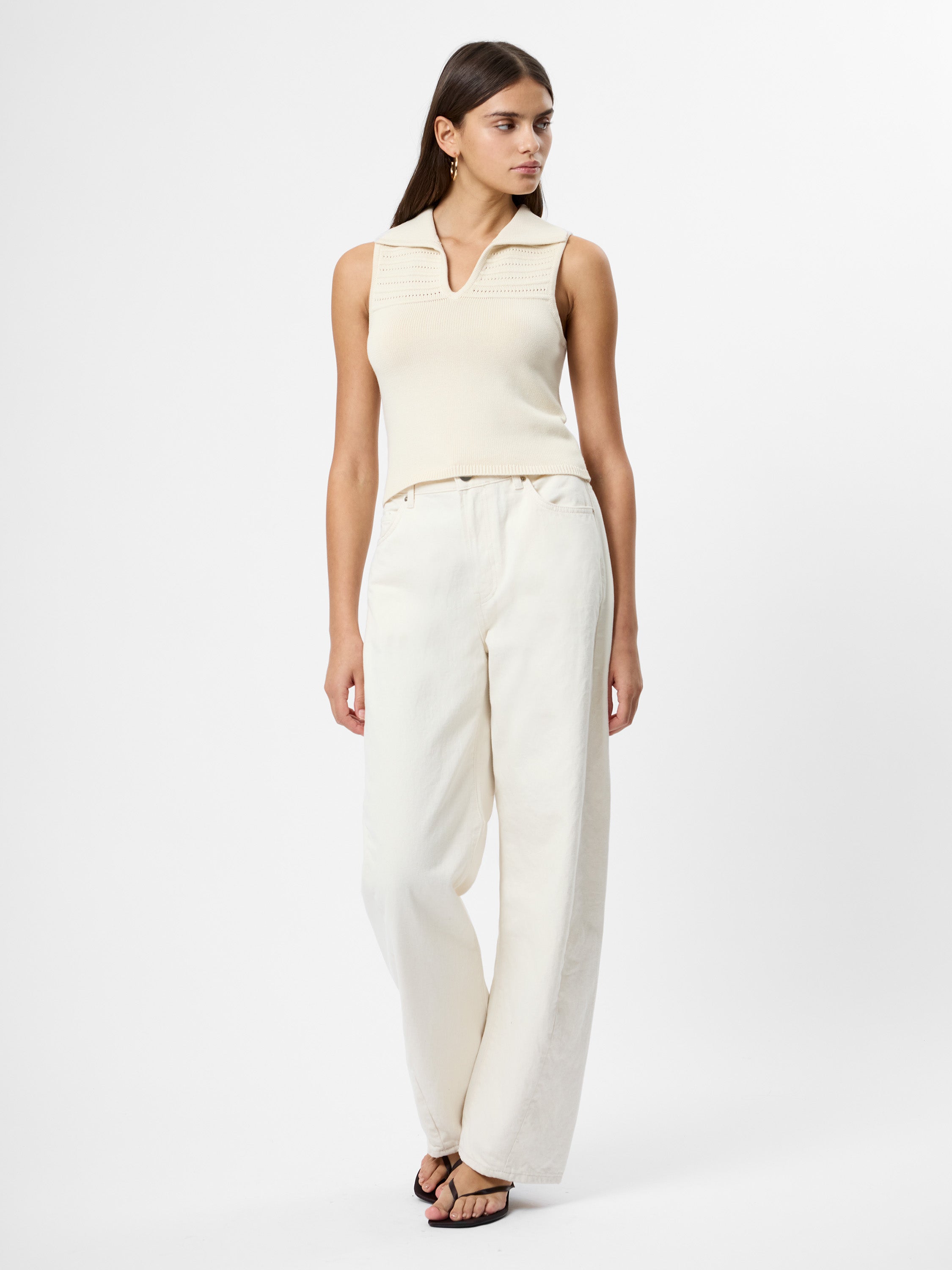 NELLIS OPEN STRIPE HALTER TOP View 2 | Sale NELLIS OPEN STRIPE HALTER TOP View 2 | Sale