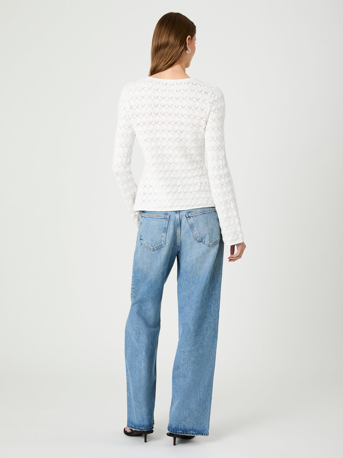 MOZART HEARTLEAF CROCHET LONG SLEEVE TOP VIEW 4 | Women's Shop All MOZART HEARTLEAF CROCHET LONG SLEEVE TOP VIEW 4 | Women's Shop All