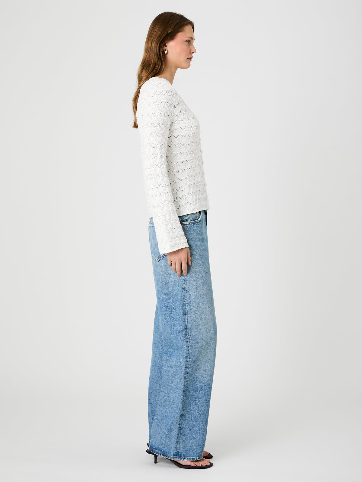 MOZART HEARTLEAF CROCHET LONG SLEEVE TOP VIEW 5 | Women's Shop All MOZART HEARTLEAF CROCHET LONG SLEEVE TOP VIEW 5 | Women's Shop All