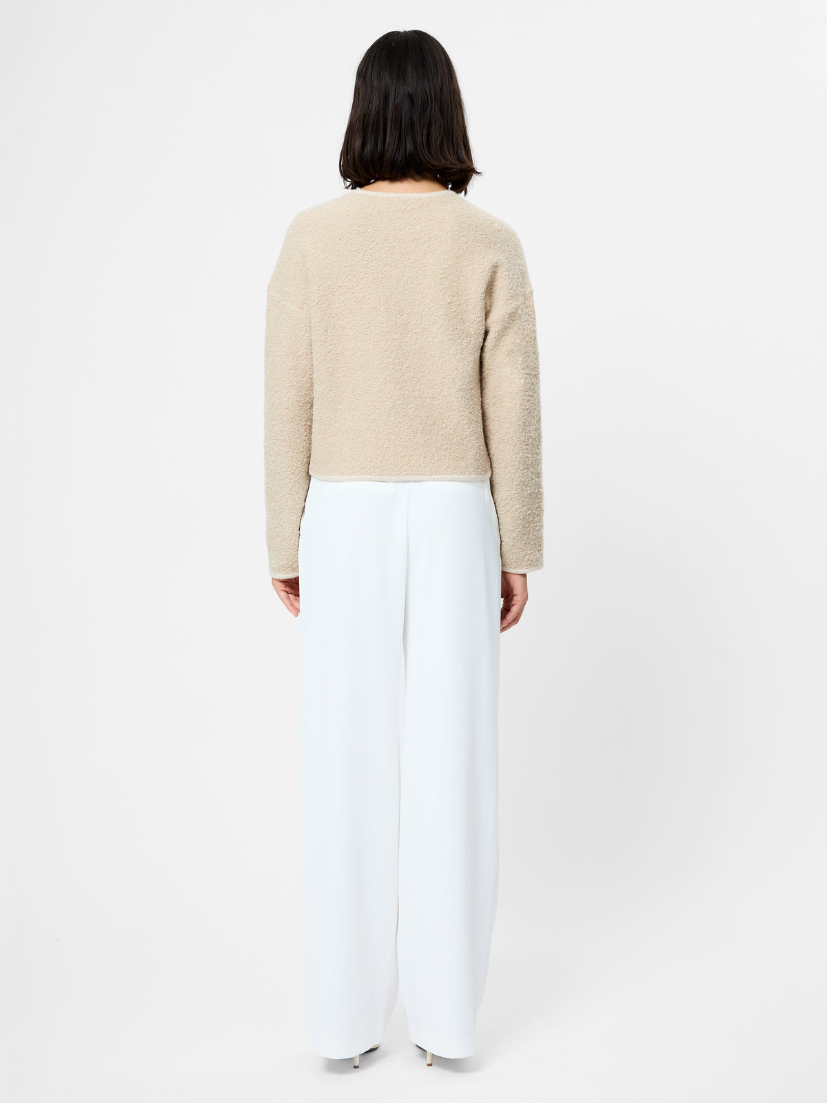 EFFIE BOUCLE KNIT CARDIGAN VIEW 3 EFFIE BOUCLE KNIT CARDIGAN VIEW 3