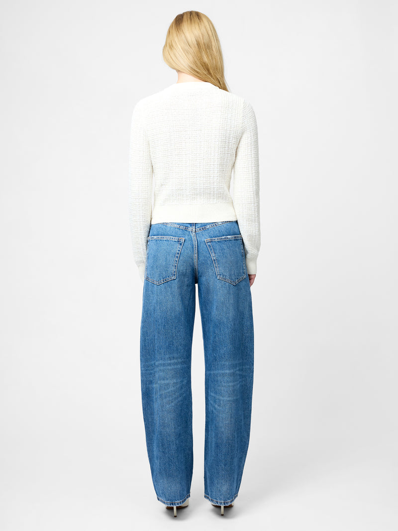 Lurex Tweed Knit Cardigan