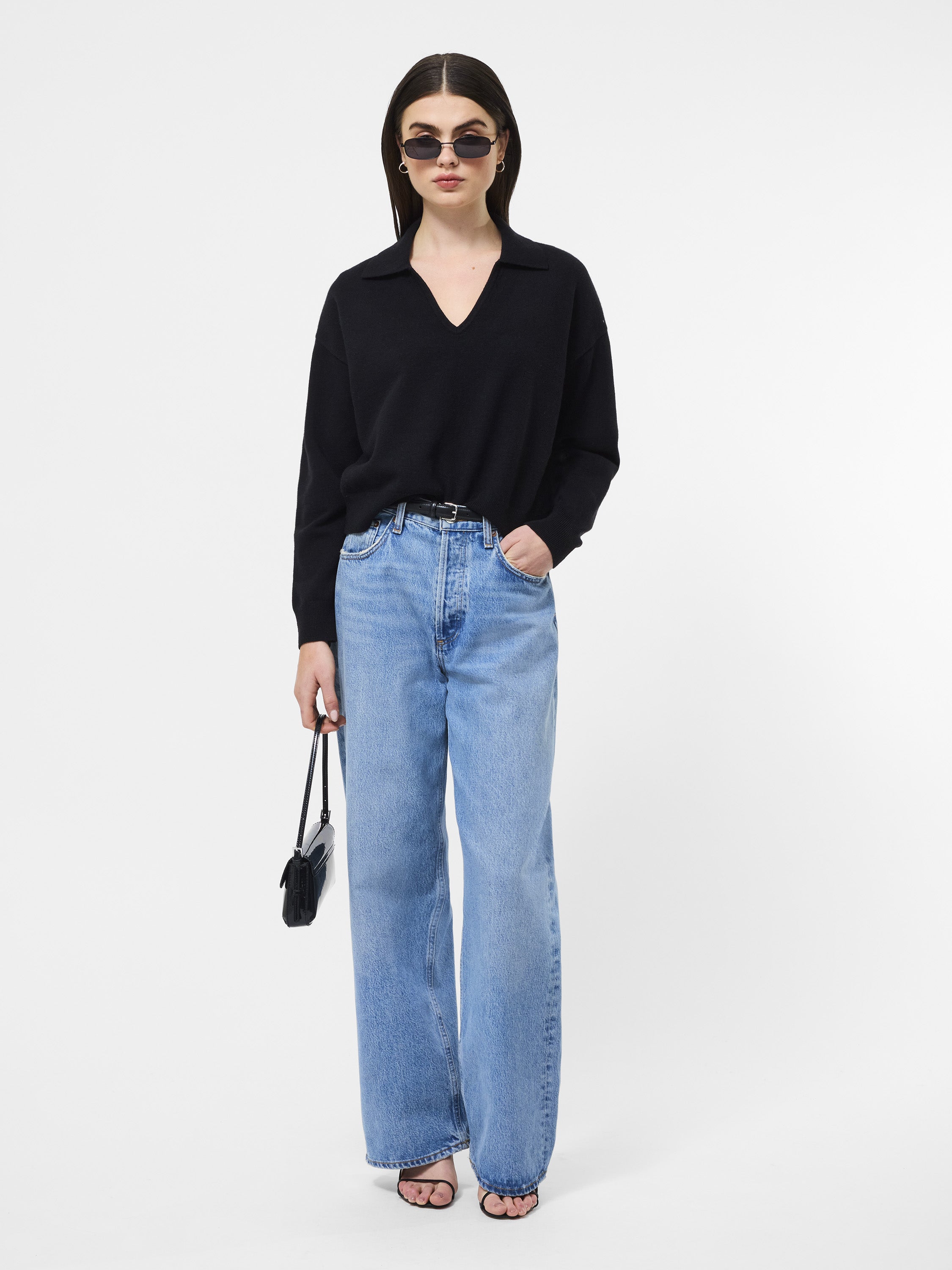 Sloane Knit Collared Pullover