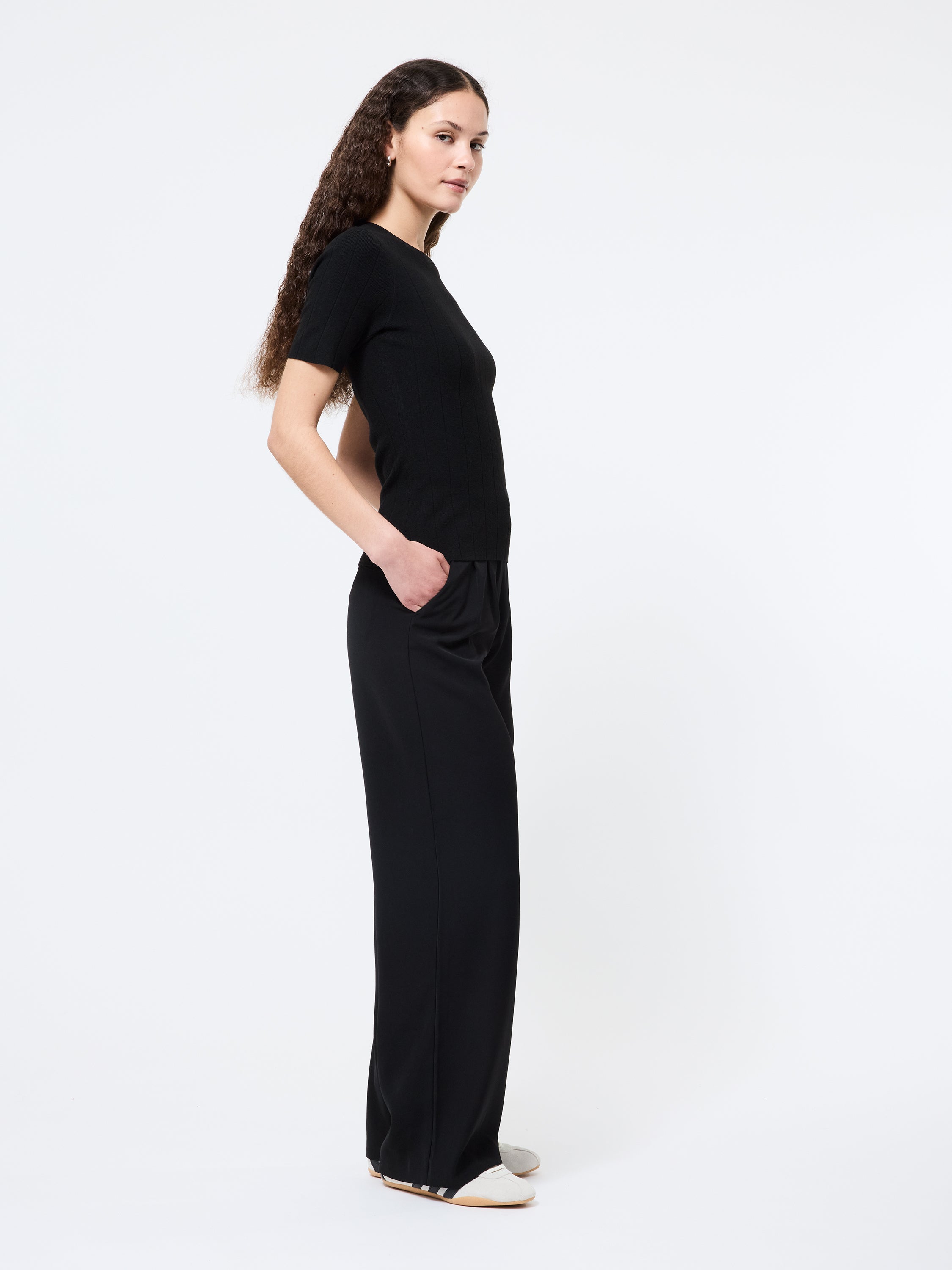 Marley Knit Wide Rib Top