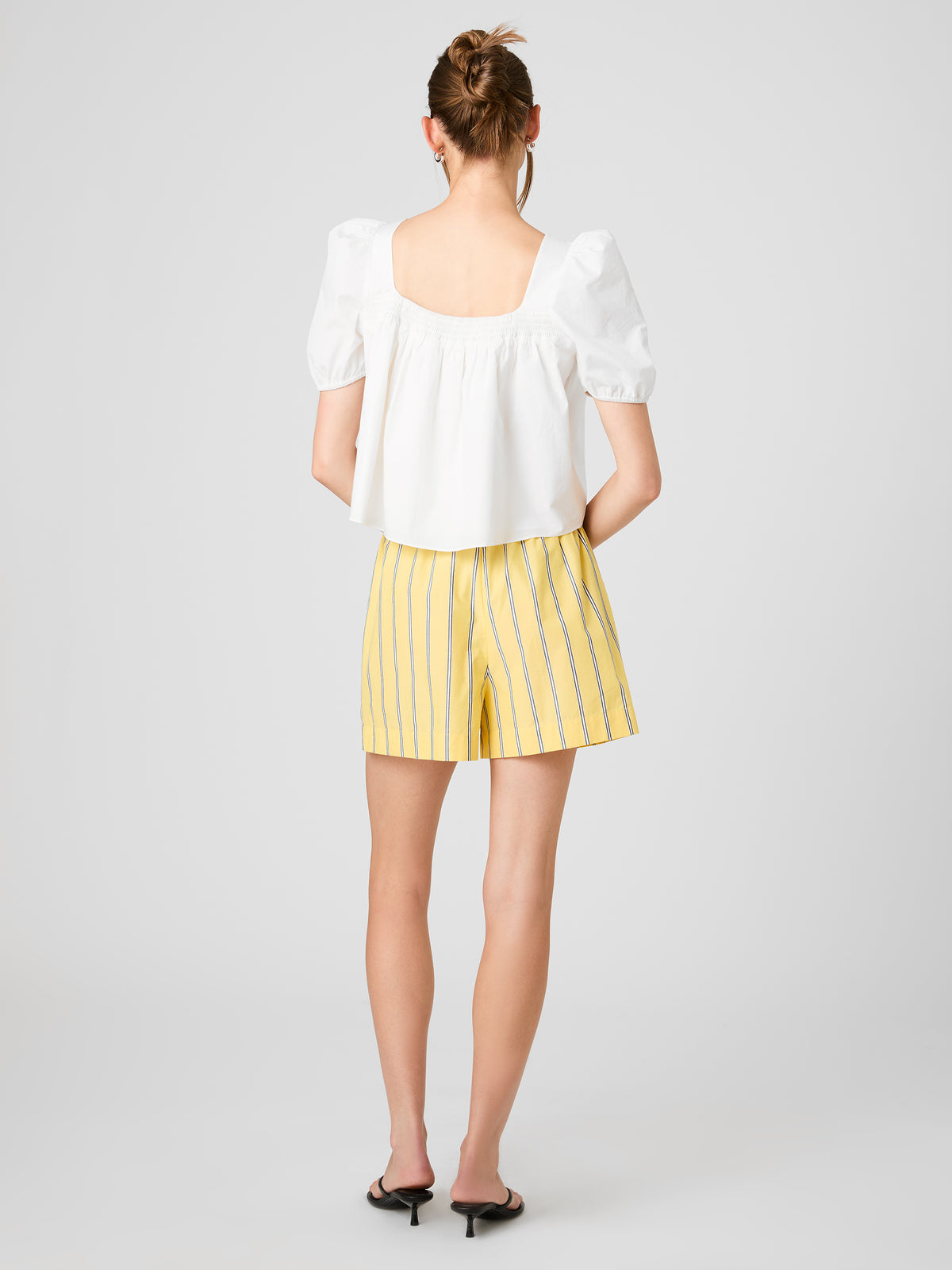 RHODES POPLIN NICO STRIPE SHORTS VIEW 4 RHODES POPLIN NICO STRIPE SHORTS VIEW 4