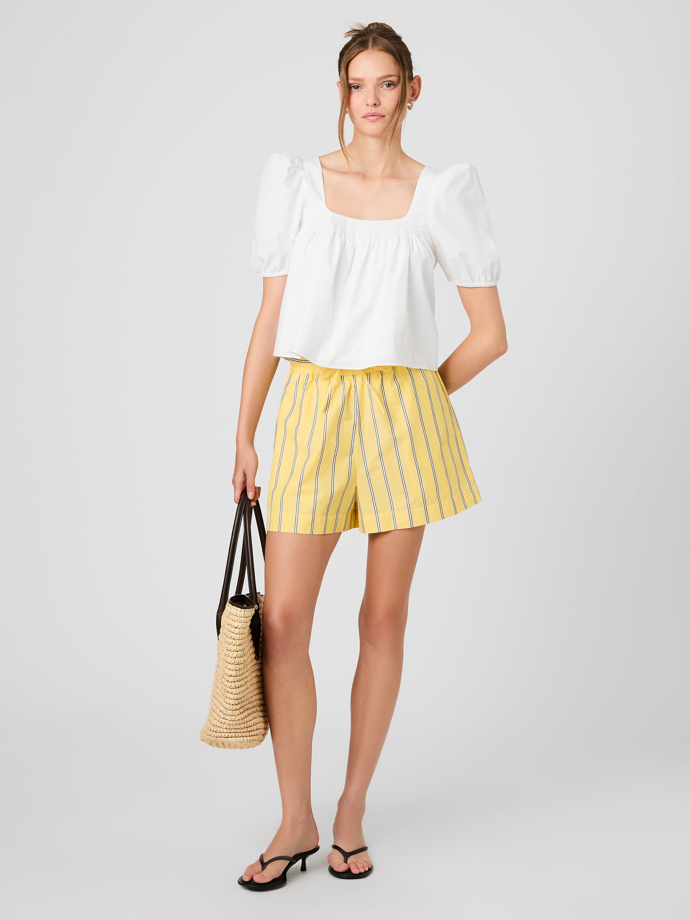 RHODES POPLIN NICO STRIPE SHORTS View 1 | Women's Shop All RHODES POPLIN NICO STRIPE SHORTS View 1 | Women's Shop All