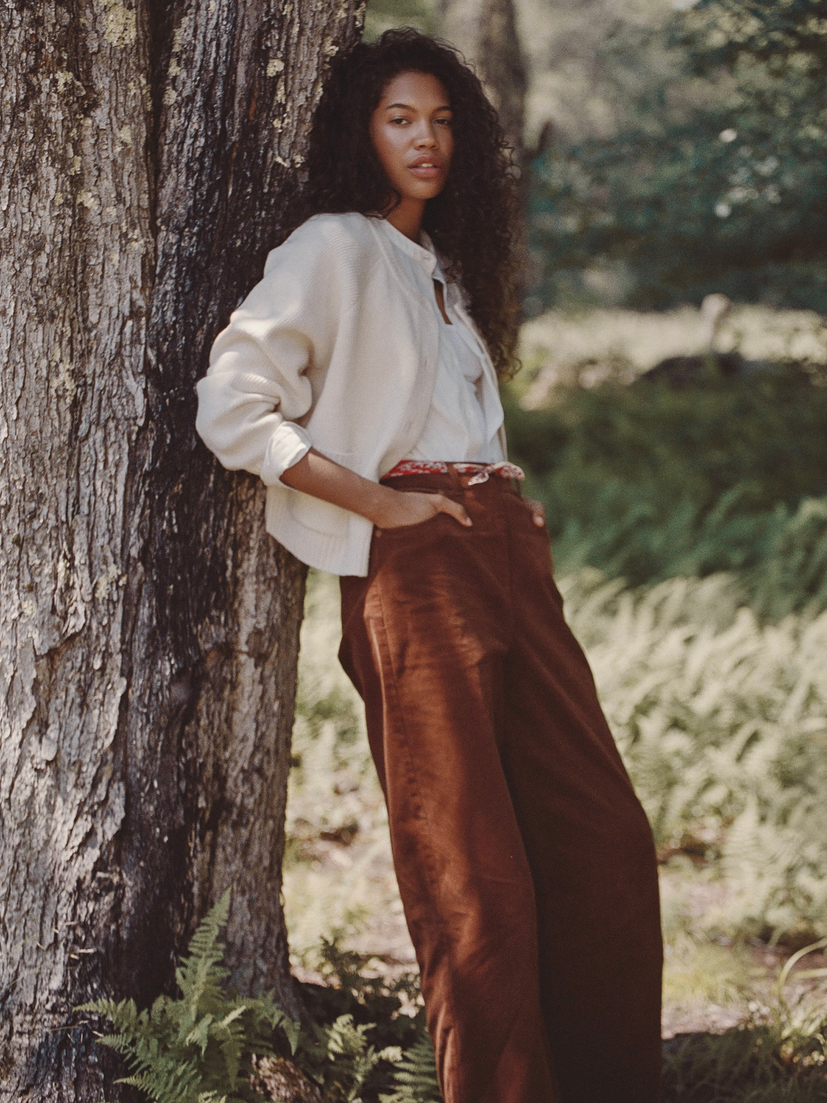 CASEY CORDUROY WIDE LEG PANTS View 1 CASEY CORDUROY WIDE LEG PANTS View 1