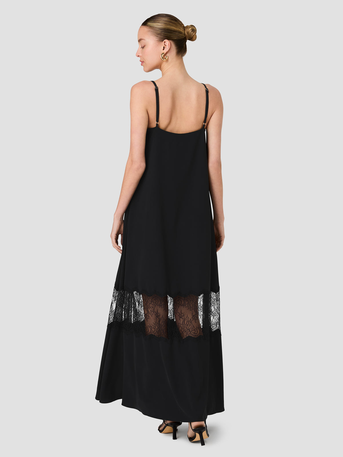 QUINN CREPE LACE MAXI DRESS VIEW 6 | New Arrivals QUINN CREPE LACE MAXI DRESS VIEW 6 | New Arrivals