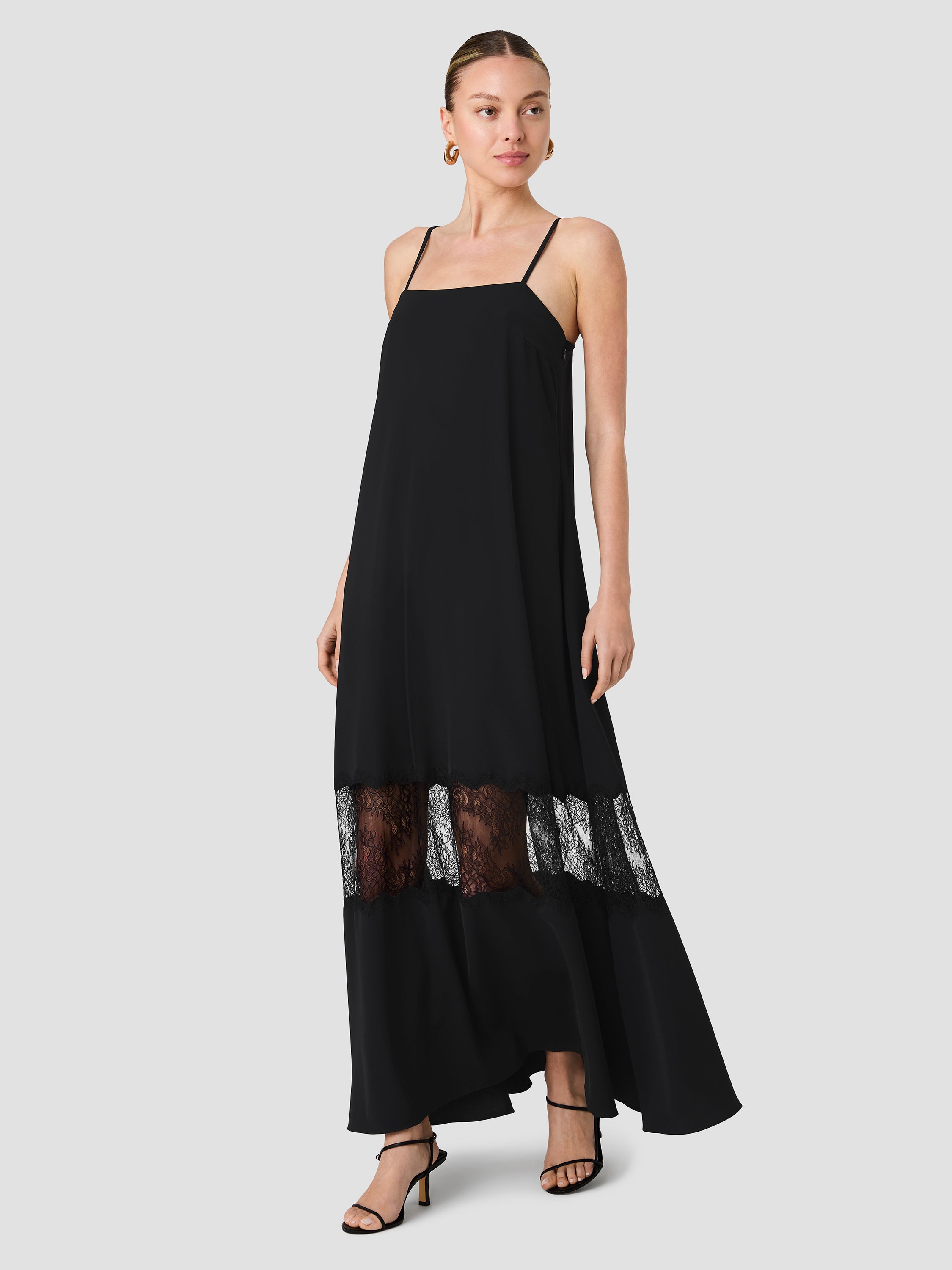 QUINN CREPE LACE MAXI DRESS VIEW 7 | New Arrivals QUINN CREPE LACE MAXI DRESS VIEW 7 | New Arrivals