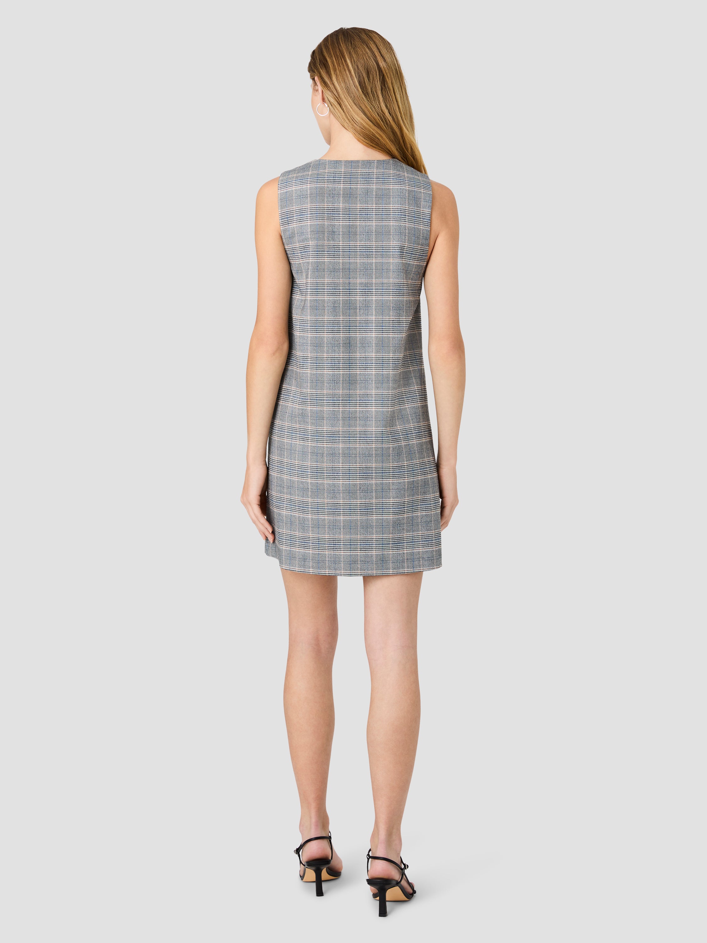 MATTEO PLAID A-LINE MINI DRESS VIEW 4 | New Arrivals MATTEO PLAID A-LINE MINI DRESS VIEW 4 | New Arrivals