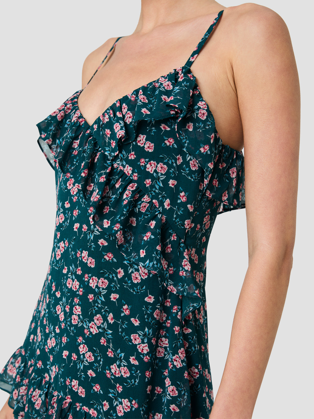 MARINA LUCIA FLEUR RUFFLE MAXI DRESS VIEW 3 | New Arrivals MARINA LUCIA FLEUR RUFFLE MAXI DRESS VIEW 3 | New Arrivals