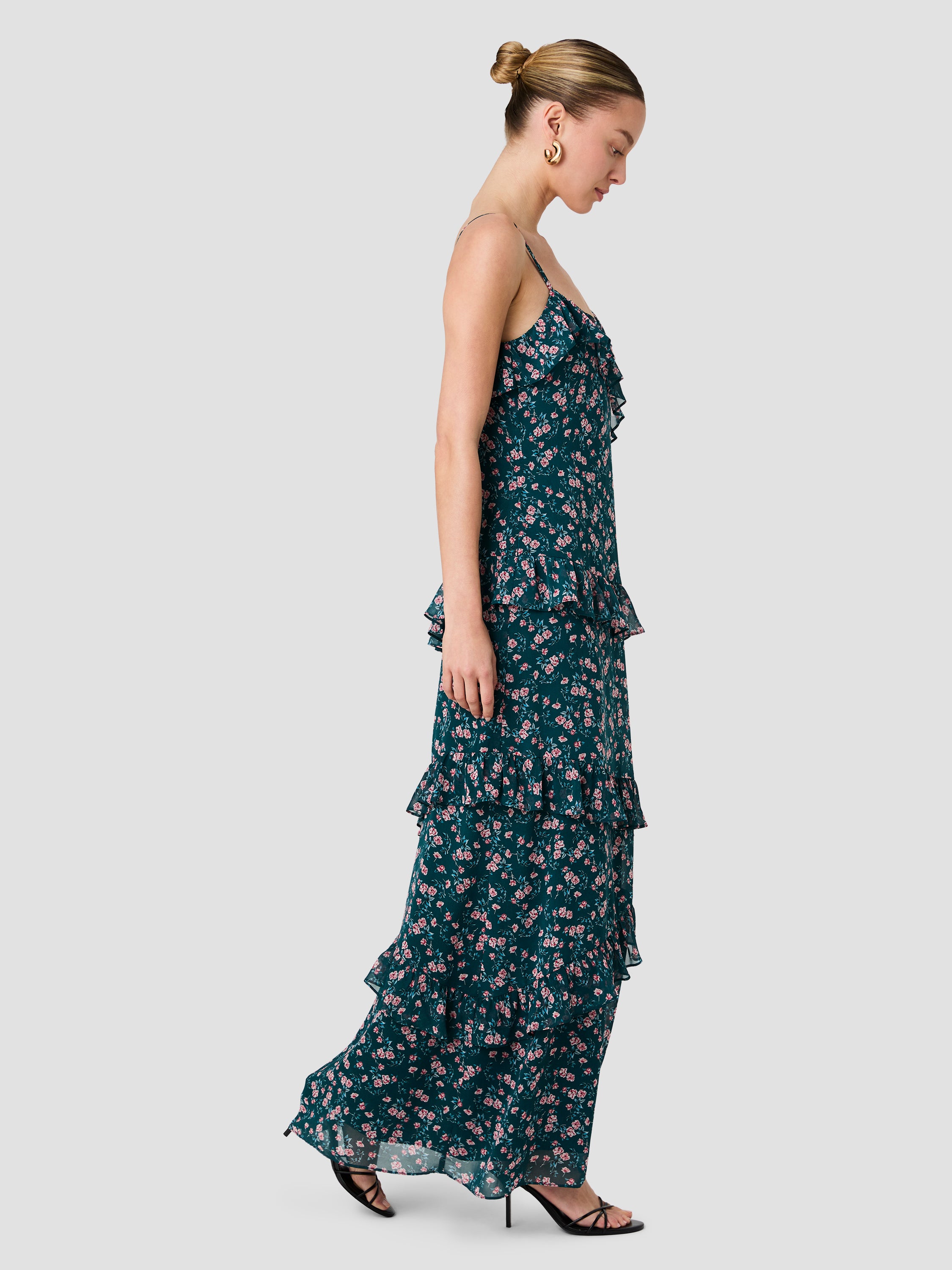 MARINA LUCIA FLEUR RUFFLE MAXI DRESS VIEW 5 | New Arrivals MARINA LUCIA FLEUR RUFFLE MAXI DRESS VIEW 5 | New Arrivals
